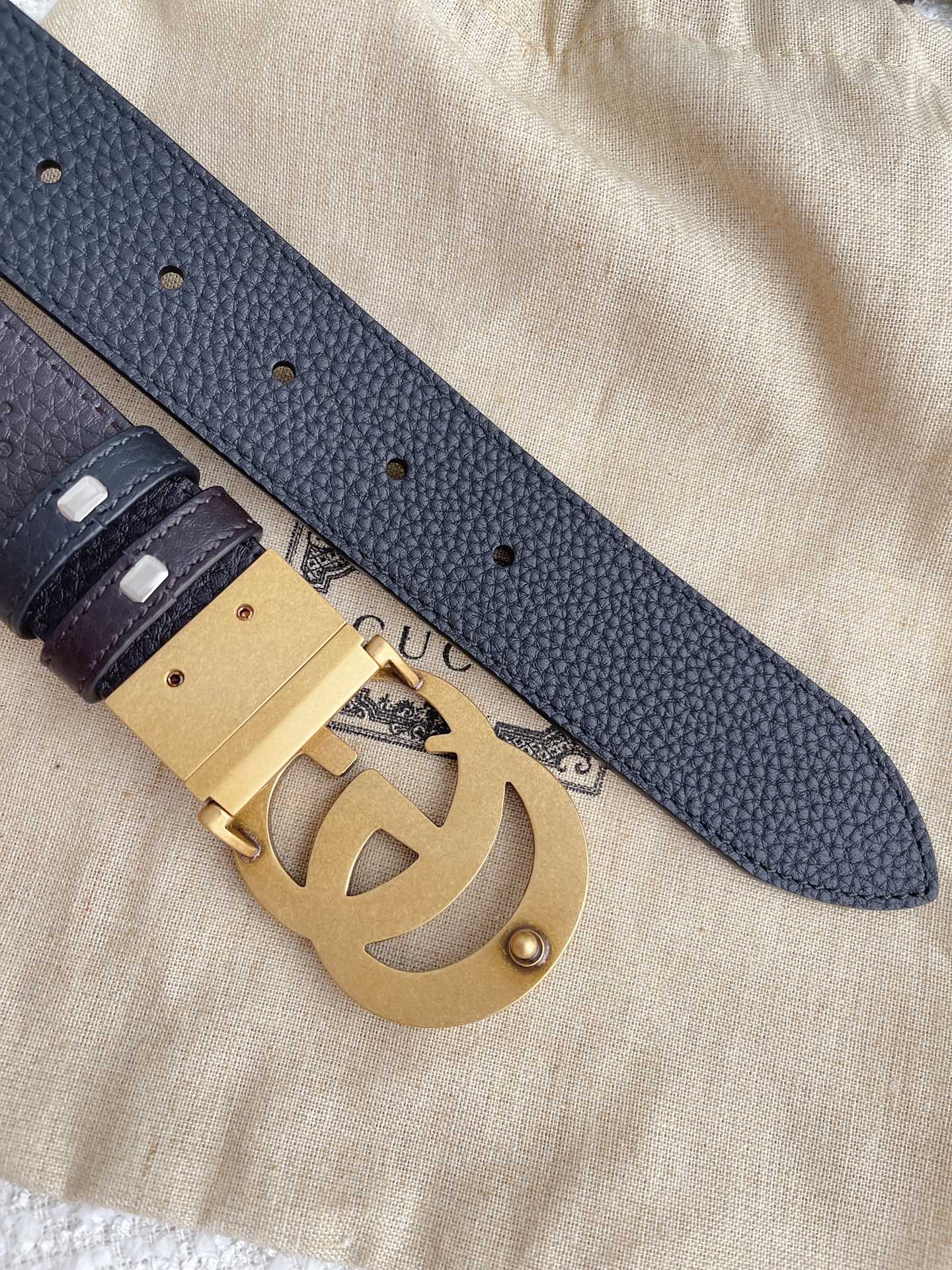 Gucci Basic Belt Top Grain Leather M