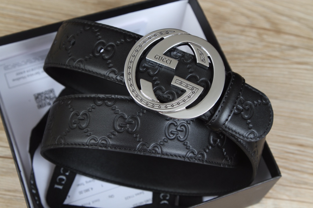 Gucci Basic Belt Cow Leather M