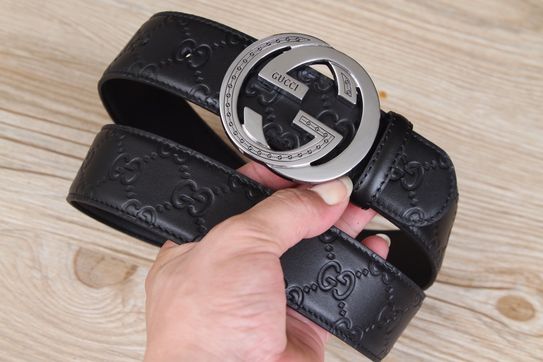 Gucci Basic Belt Cow Leather M