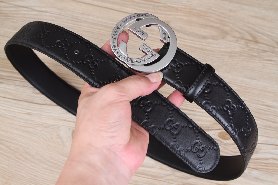 Gucci Basic Belt Cow Leather M