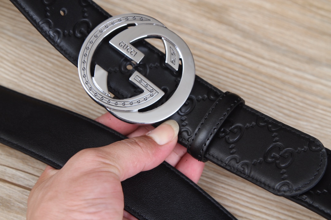 Gucci Basic Belt Cow Leather M