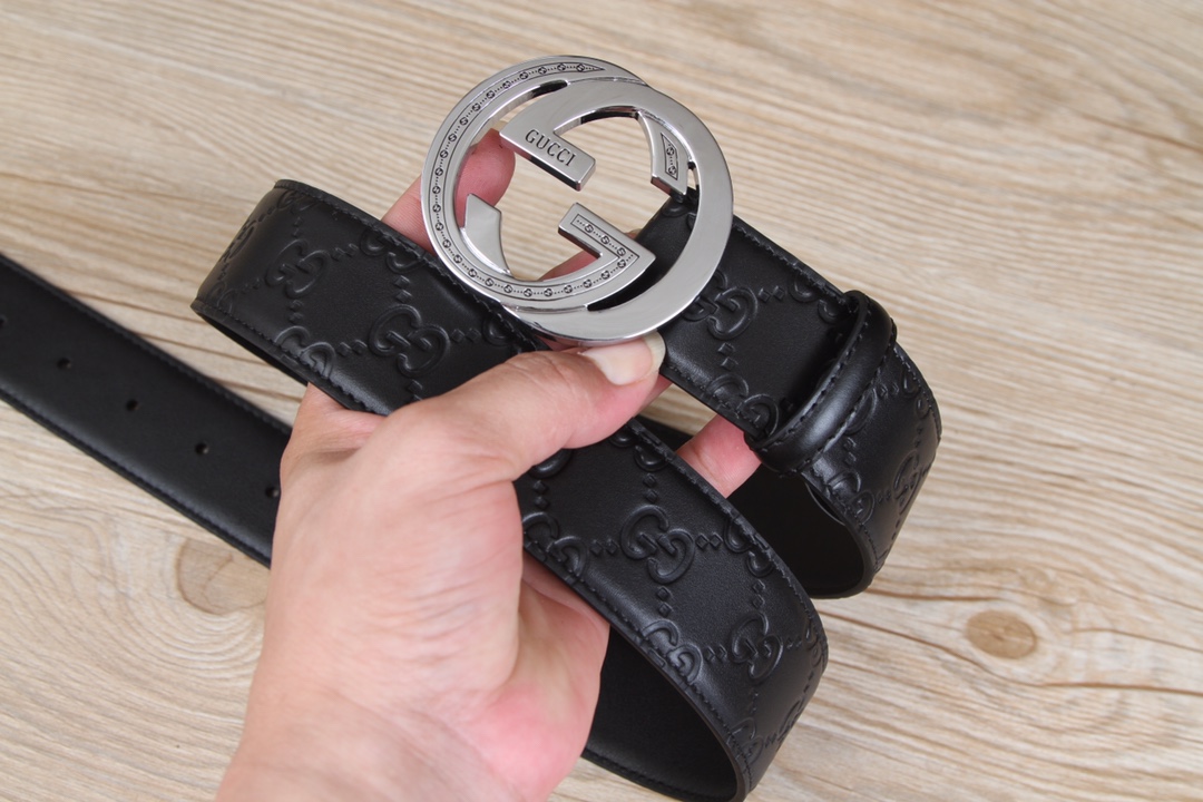 Gucci Basic Belt Cow Leather M