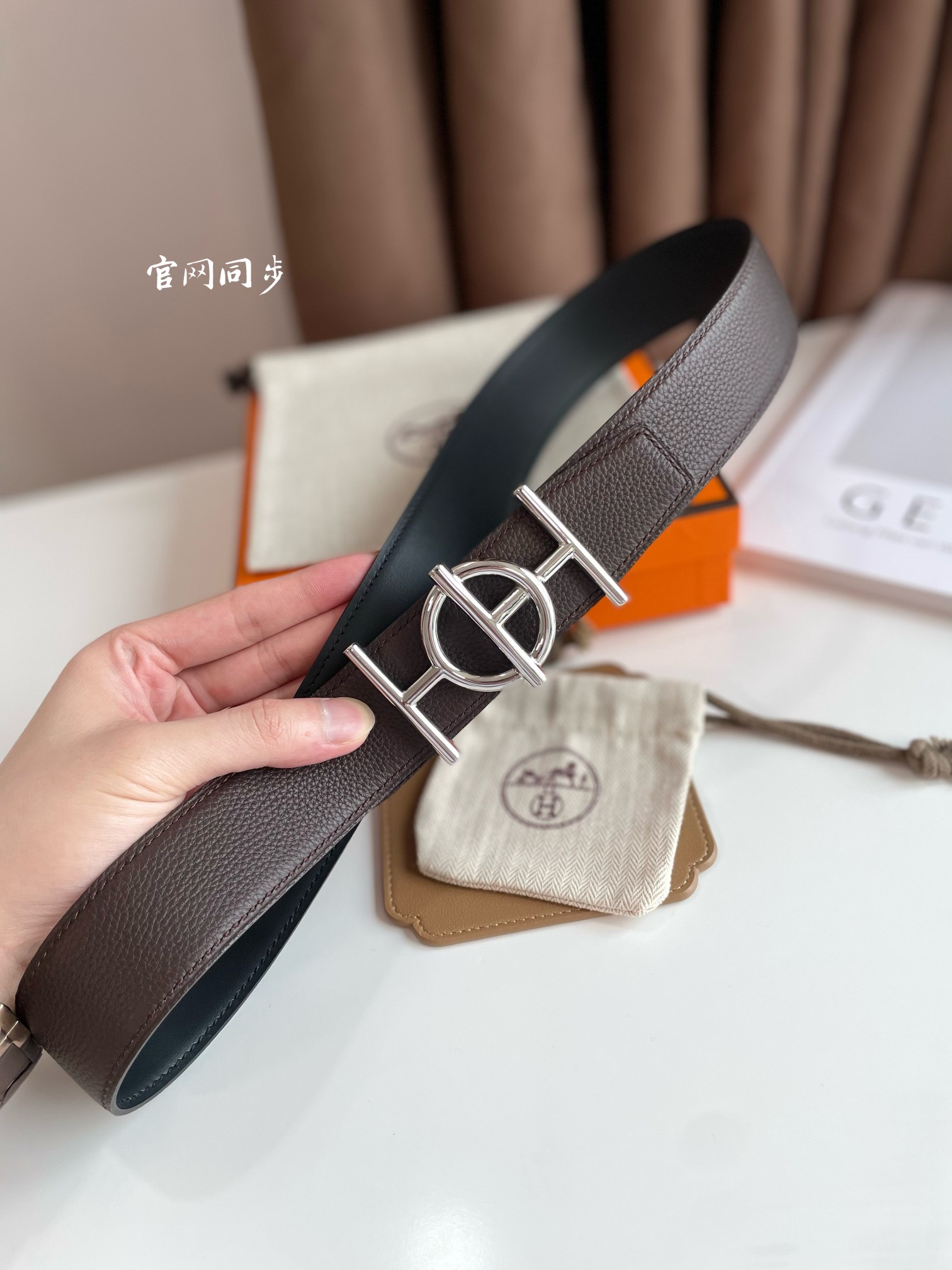 Hermès Basic Belt Cow Leather 38mm