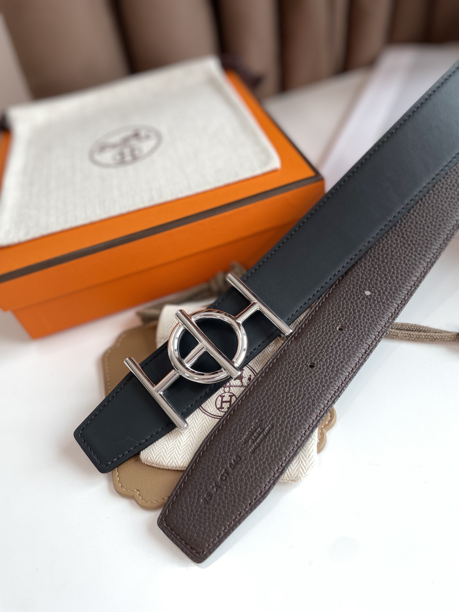 Hermès Basic Belt Cow Leather 38mm