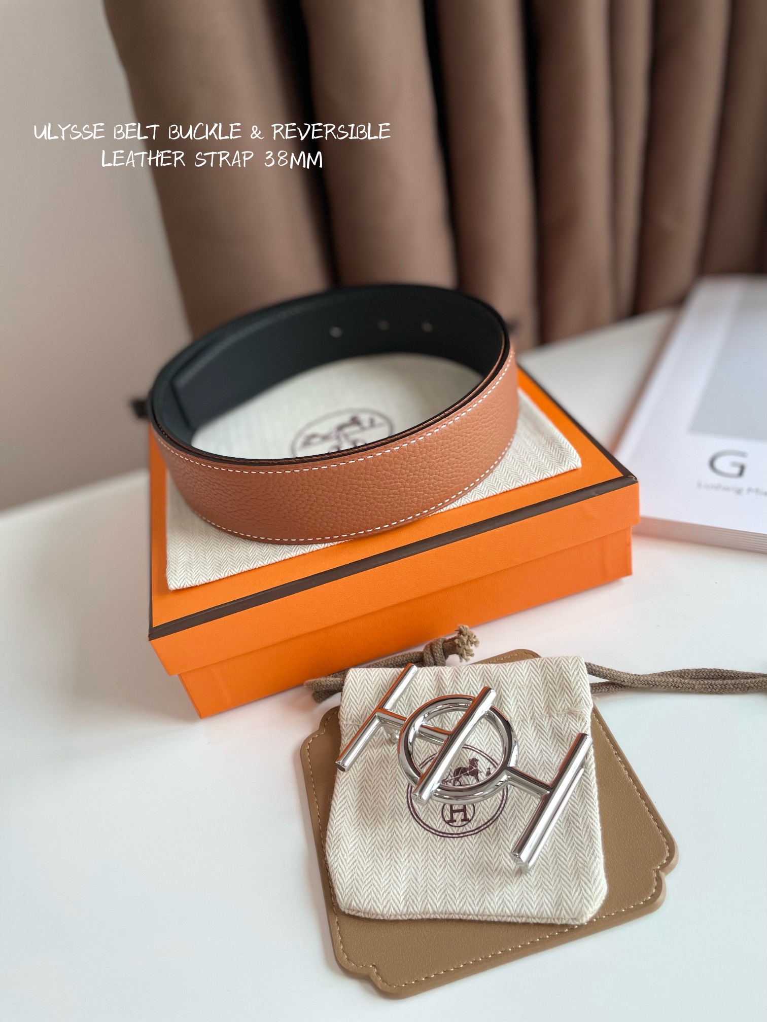 Hermès Basic Belt Cow Leather 38mm