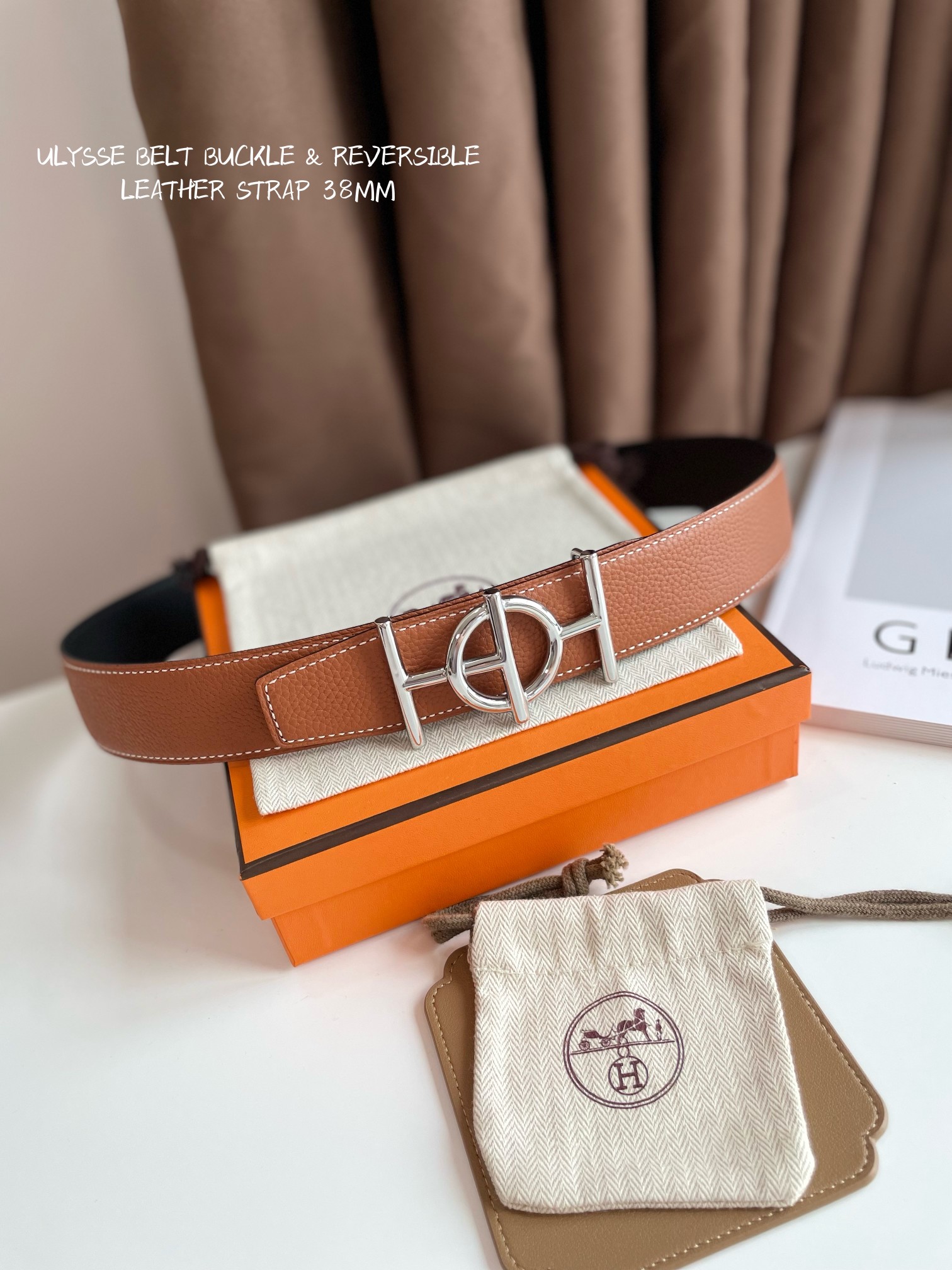 Hermès Basic Belt Cow Leather 38mm