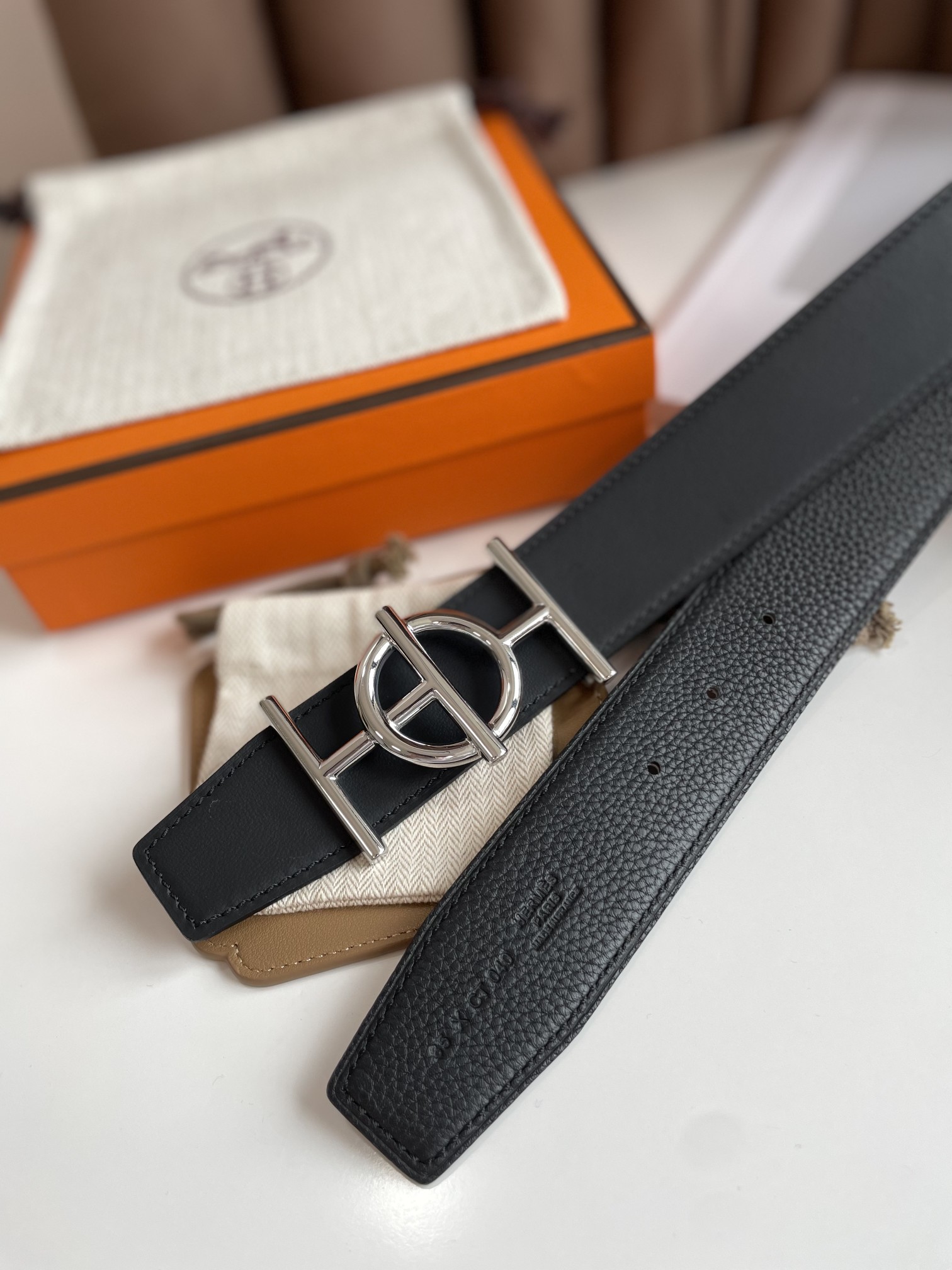 Hermès Basic Belt Cow Leather 38mm