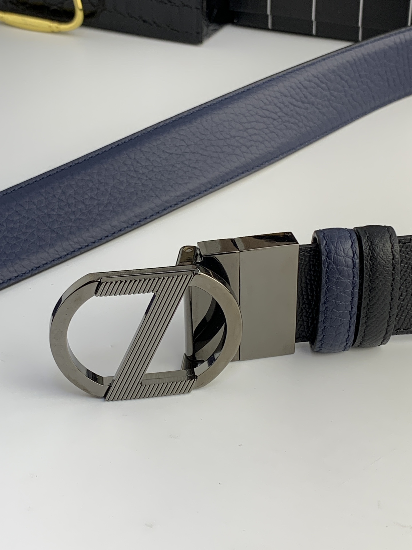 Ermenegildo Zegna Male Basic Belt Cow Leather M
