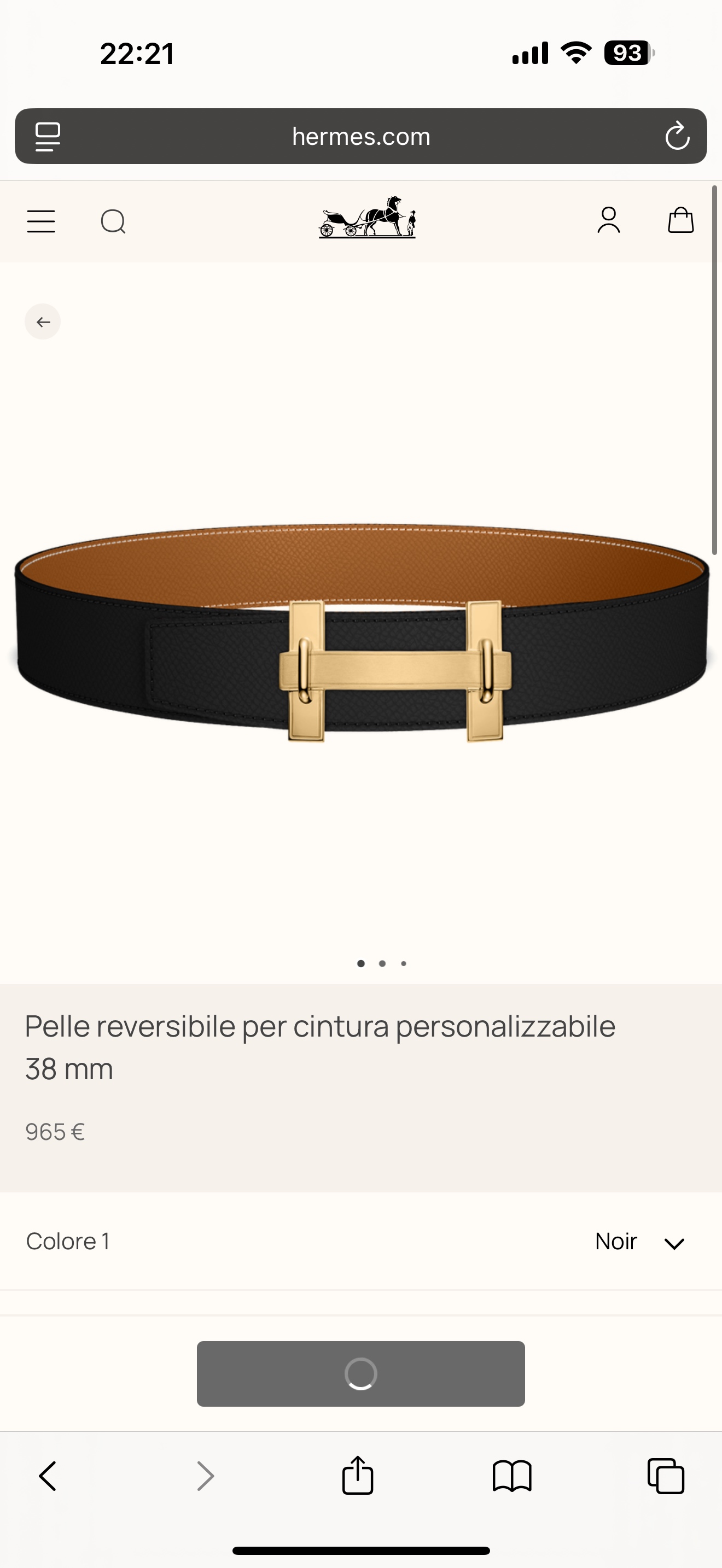 Male Basic Belt 38mm-s-m