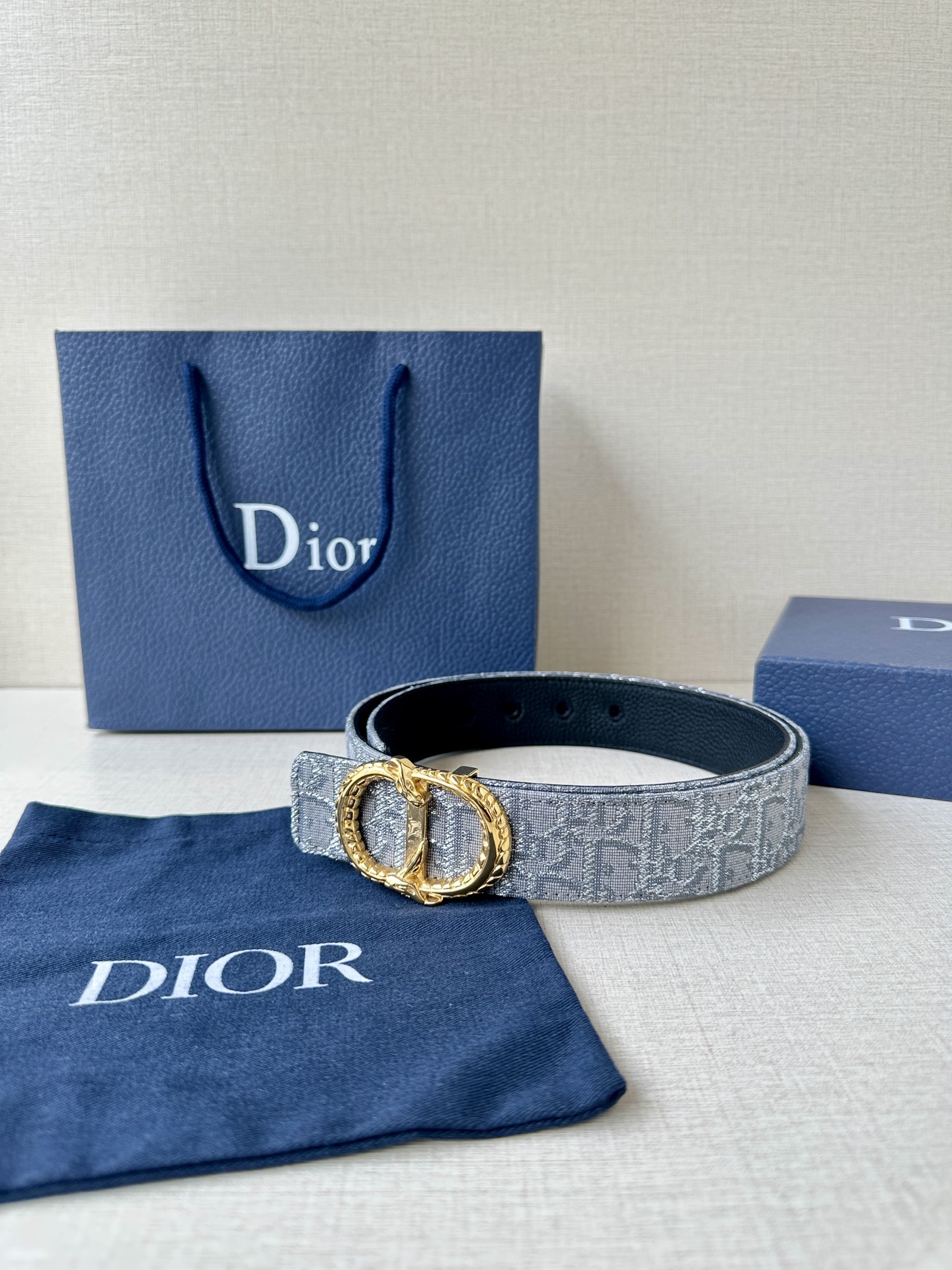 Basic Belt Cow Leather Black M-l