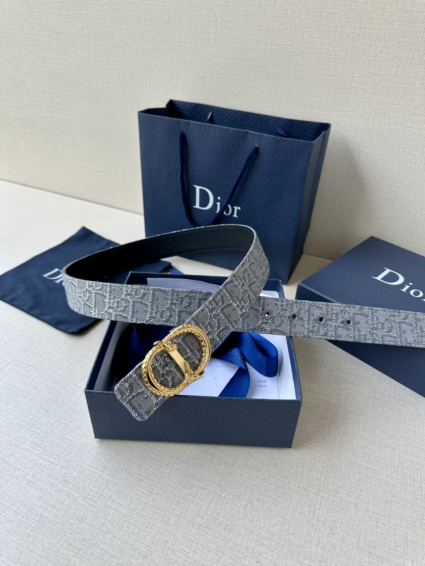 Basic Belt Cow Leather Black M-l