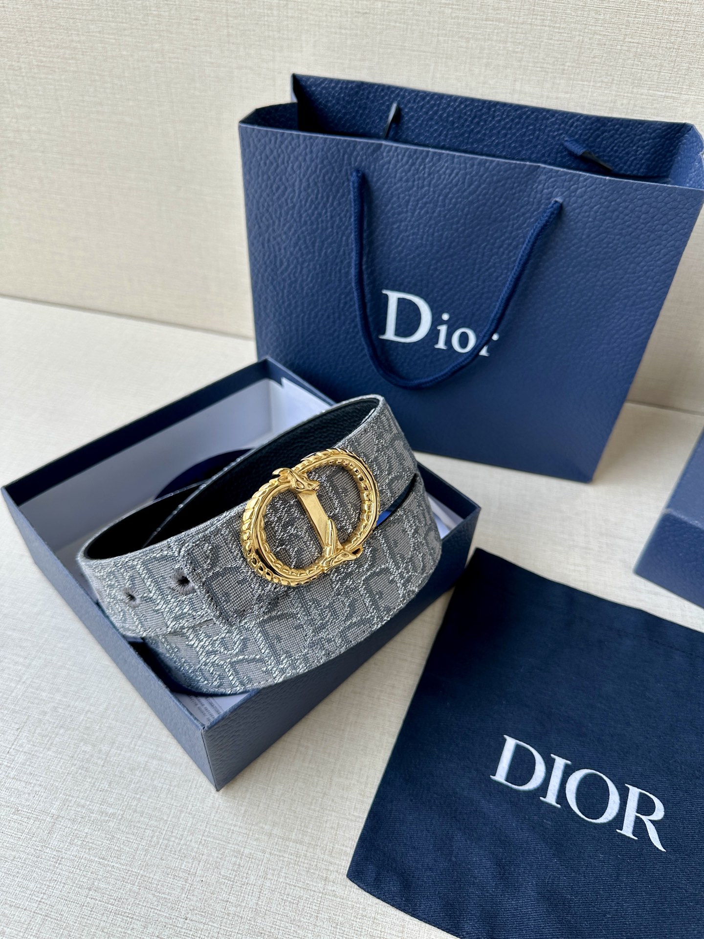 Basic Belt Cow Leather Black M-l