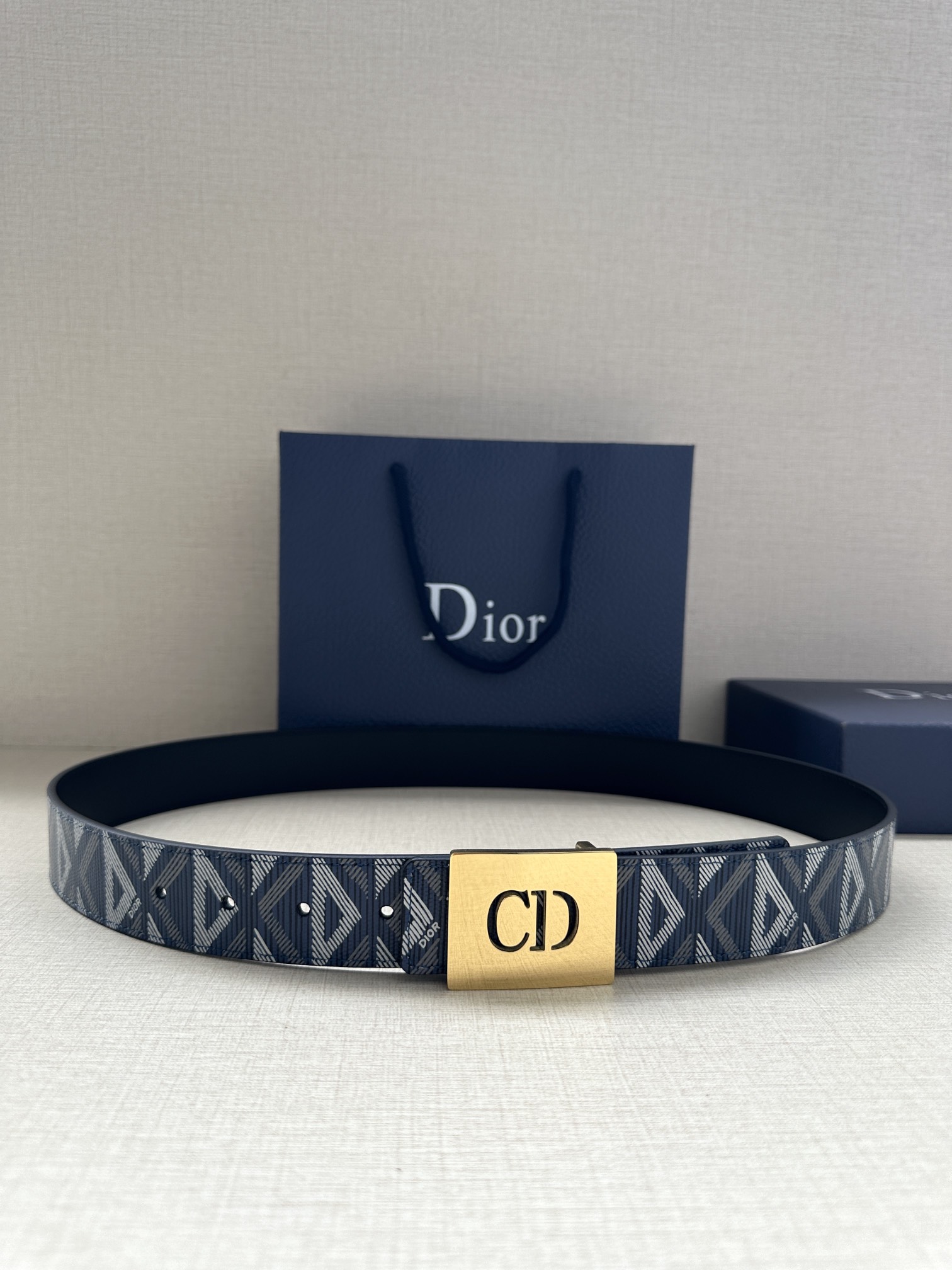 Dior Basic Belt Gray M