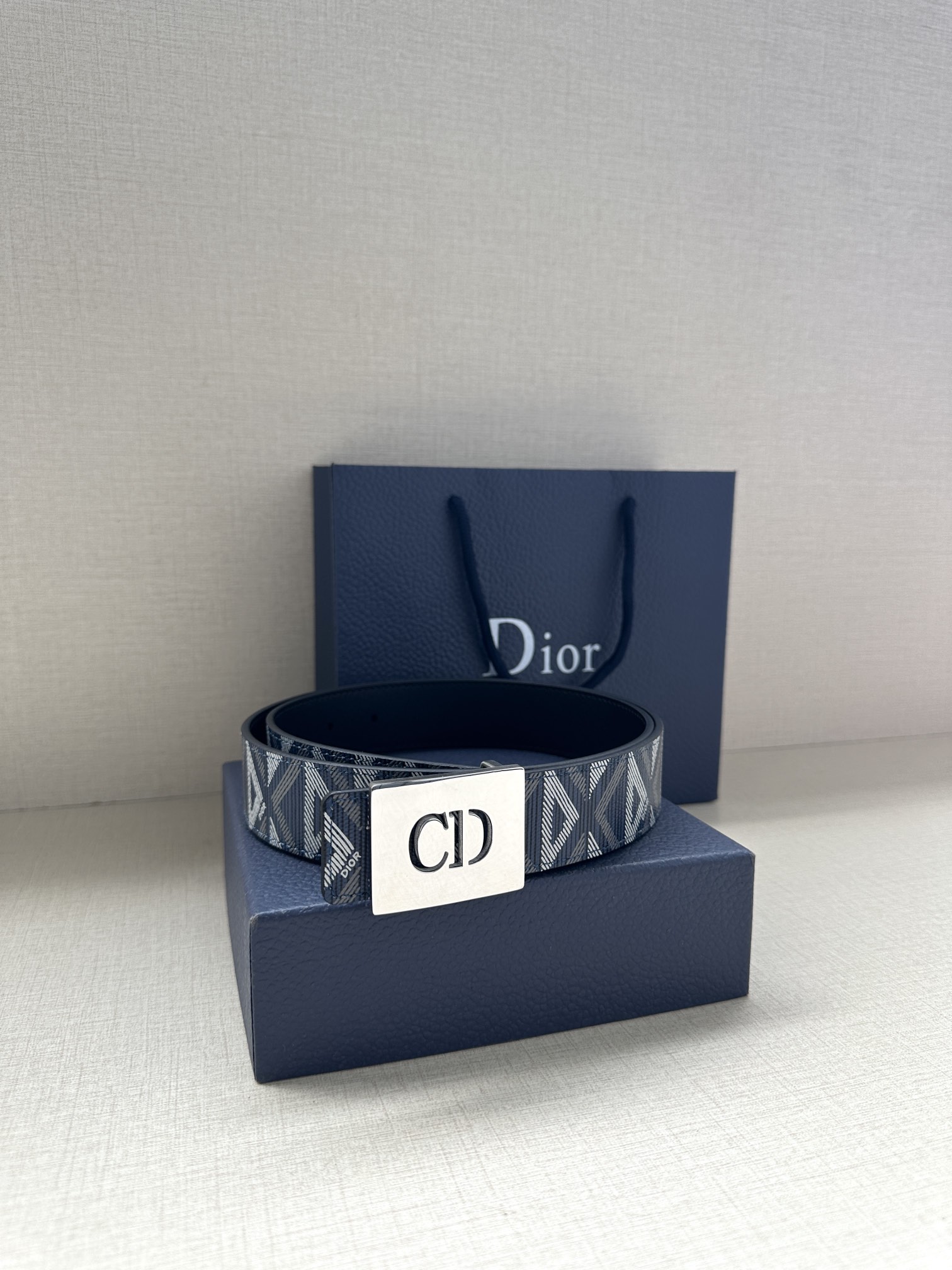 Dior Basic Belt Gray M