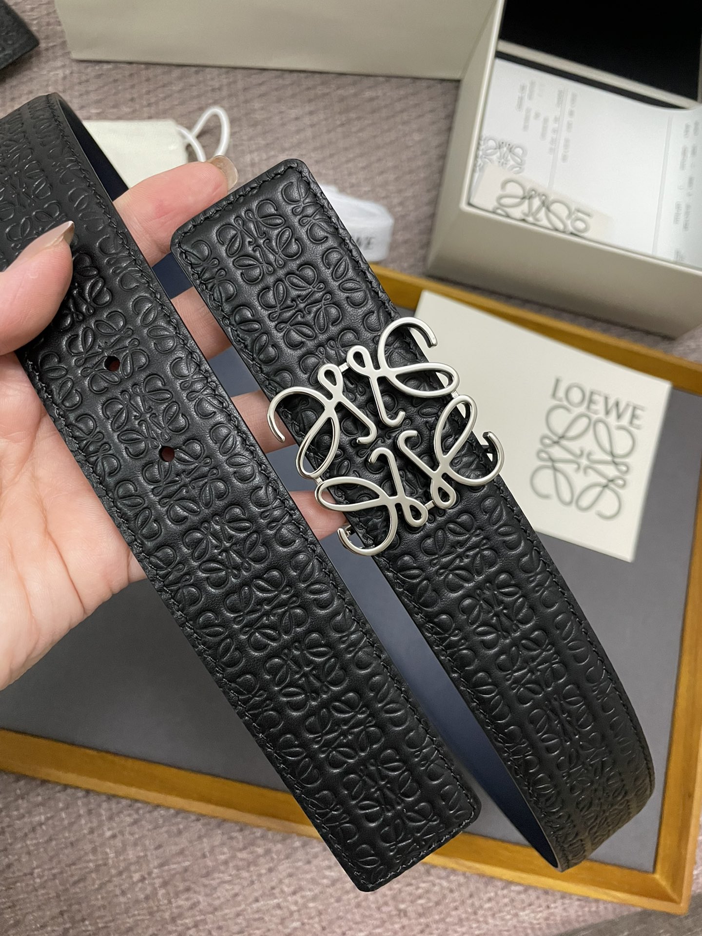 Loewe Male Basic Belt Cow Leather M-l