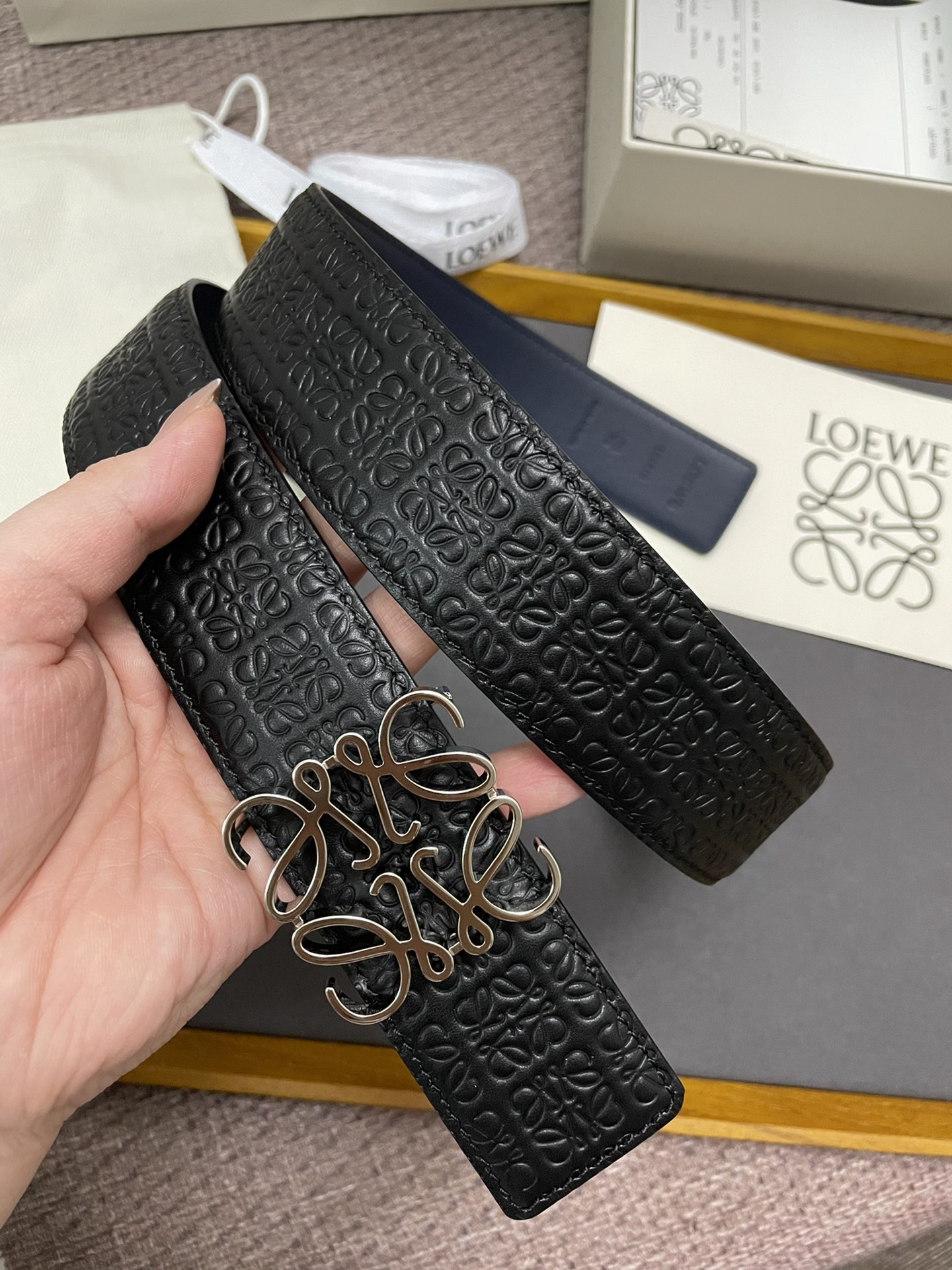 Loewe Male Basic Belt Cow Leather M-l