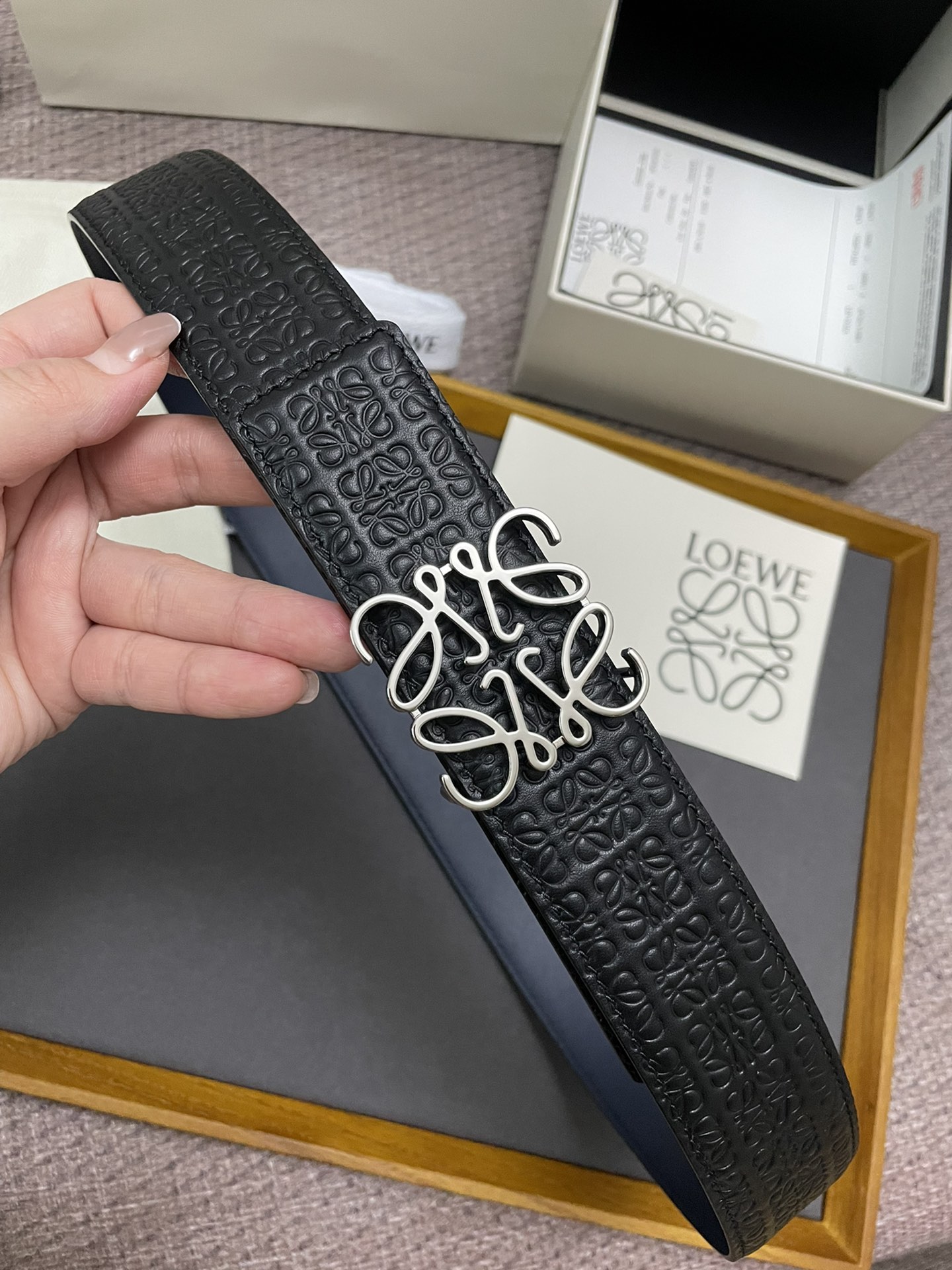 Loewe Male Basic Belt Cow Leather M-l