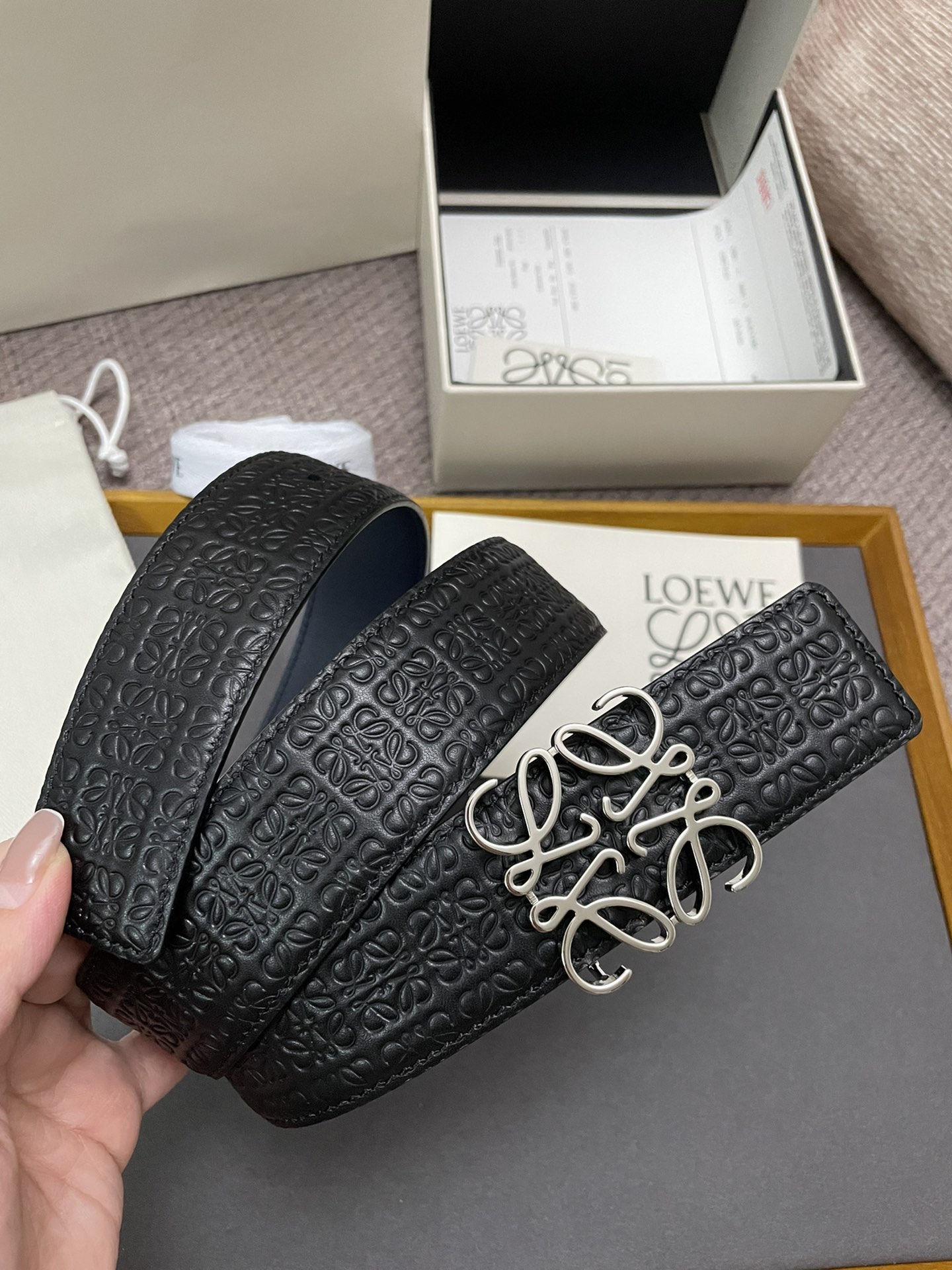 Loewe Male Basic Belt Cow Leather M-l