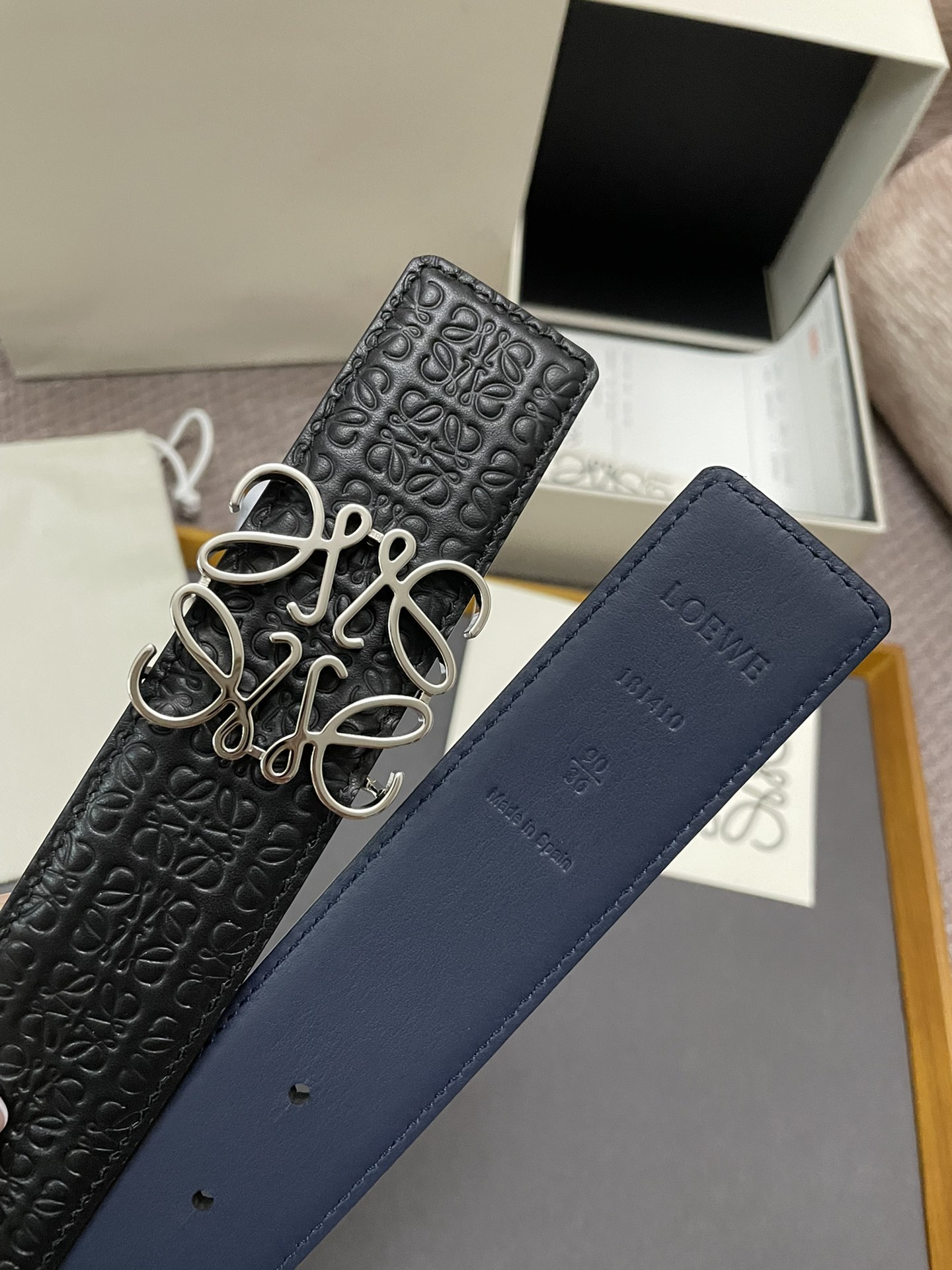 Loewe Male Basic Belt Cow Leather M-l