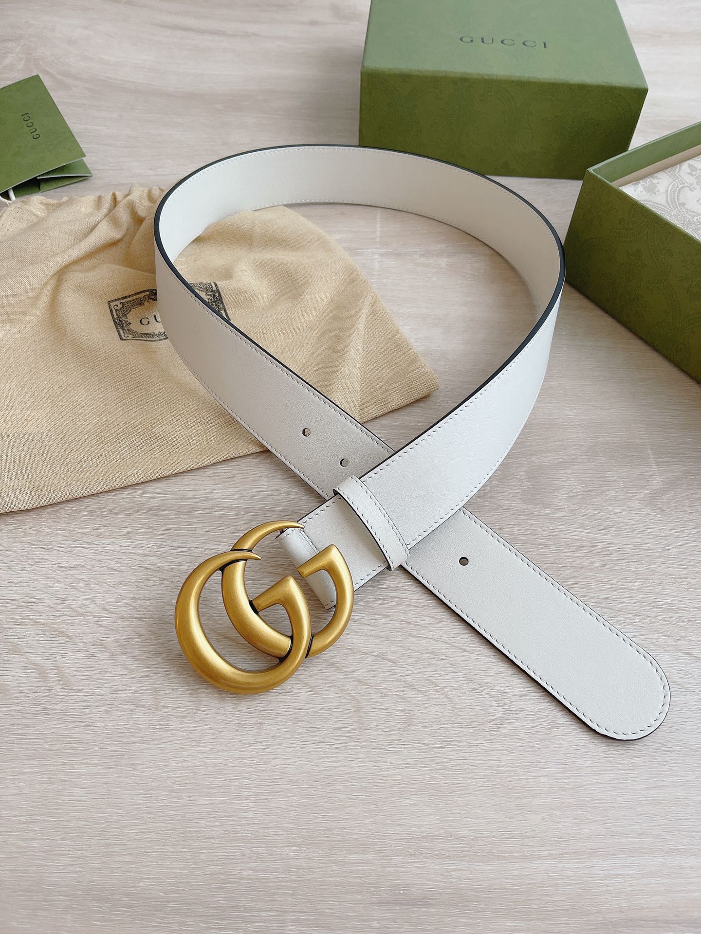 Gucci Basic Belt Cow Leather M