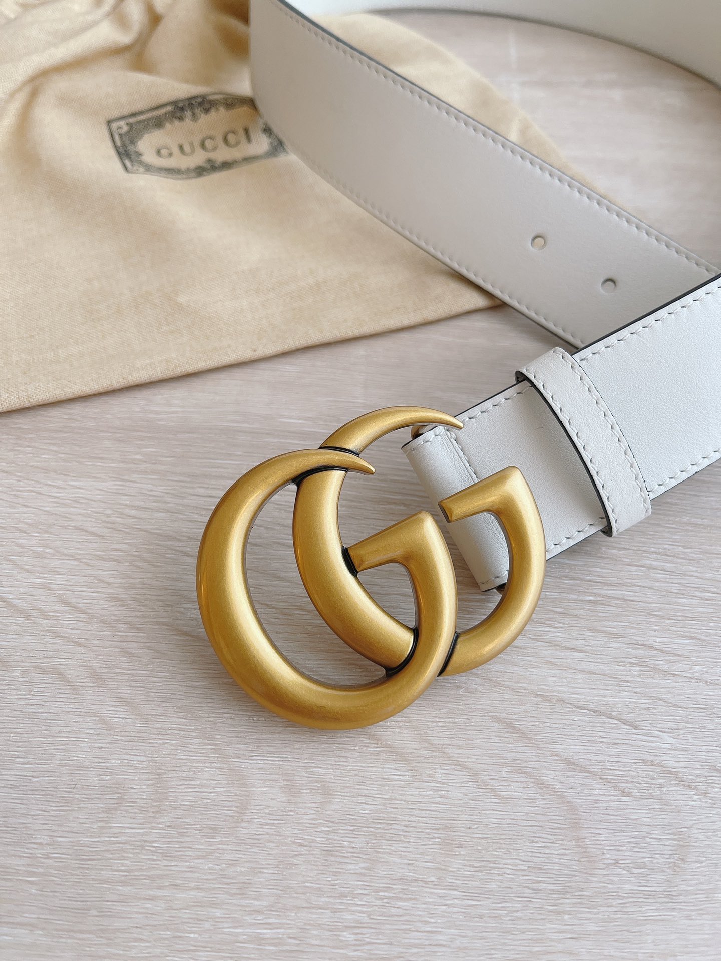 Gucci Basic Belt Cow Leather M