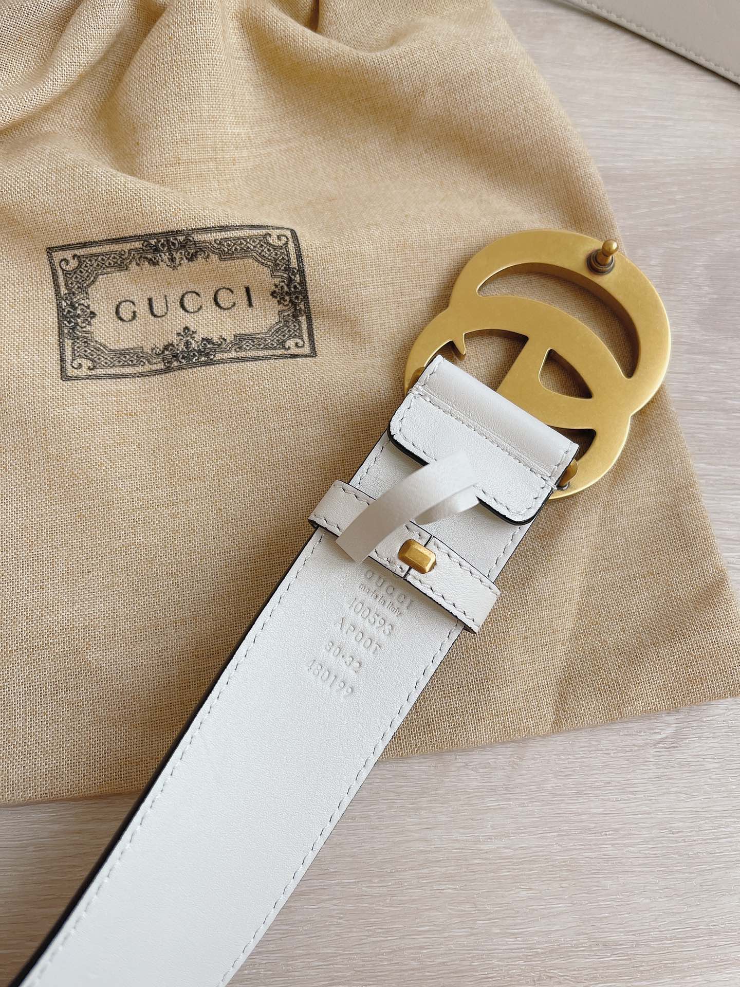 Gucci Basic Belt Cow Leather M