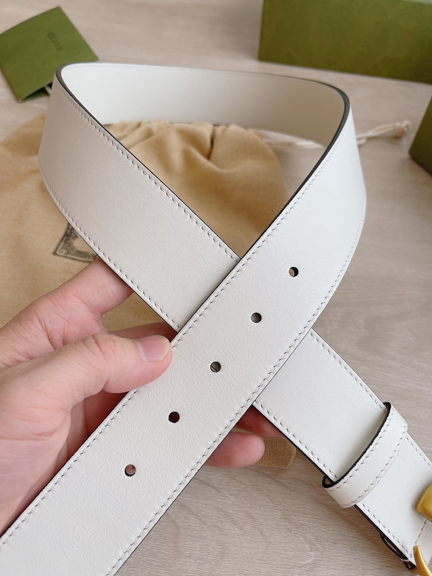 Gucci Basic Belt Cow Leather M