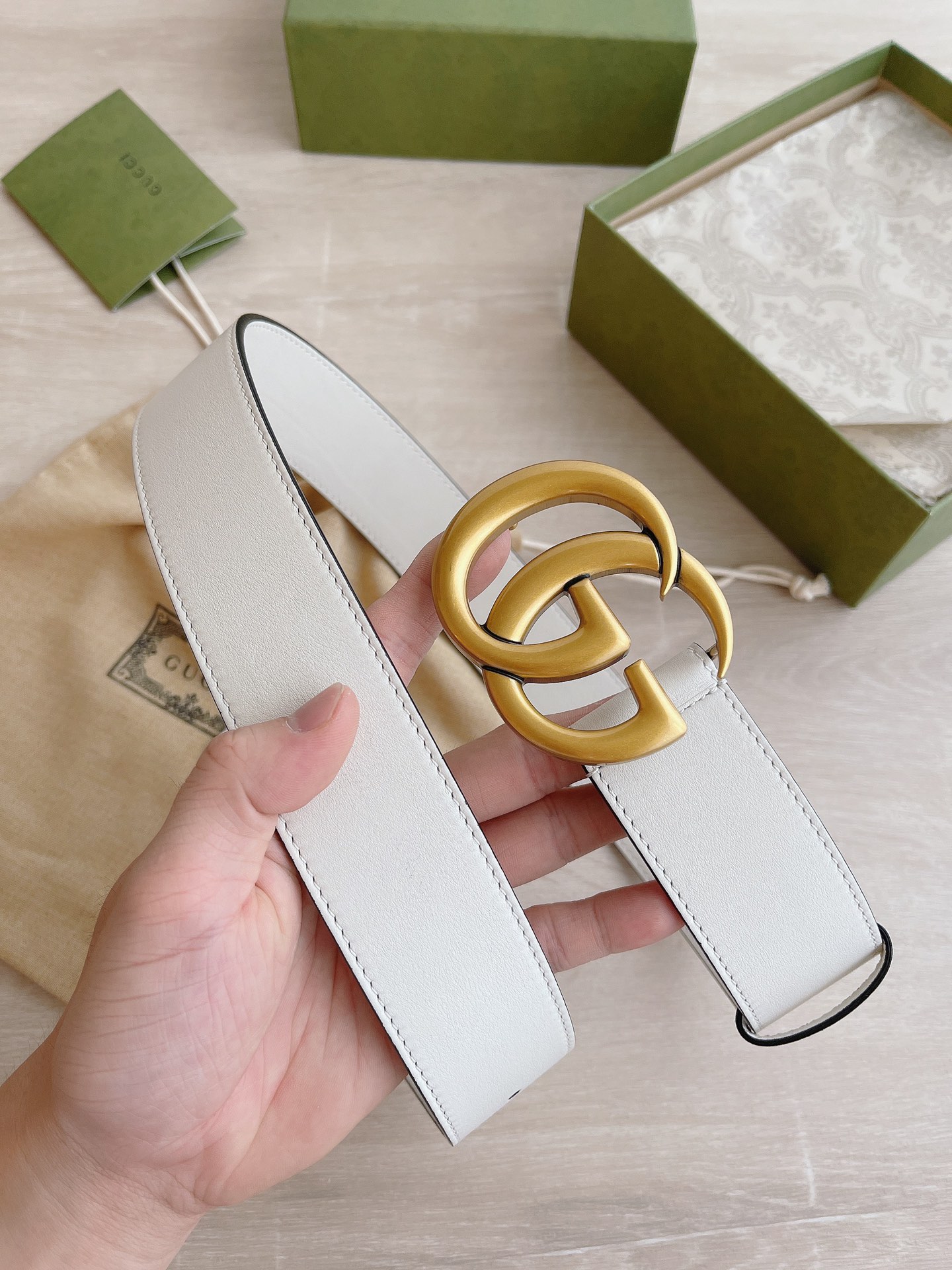 Gucci Basic Belt Cow Leather M
