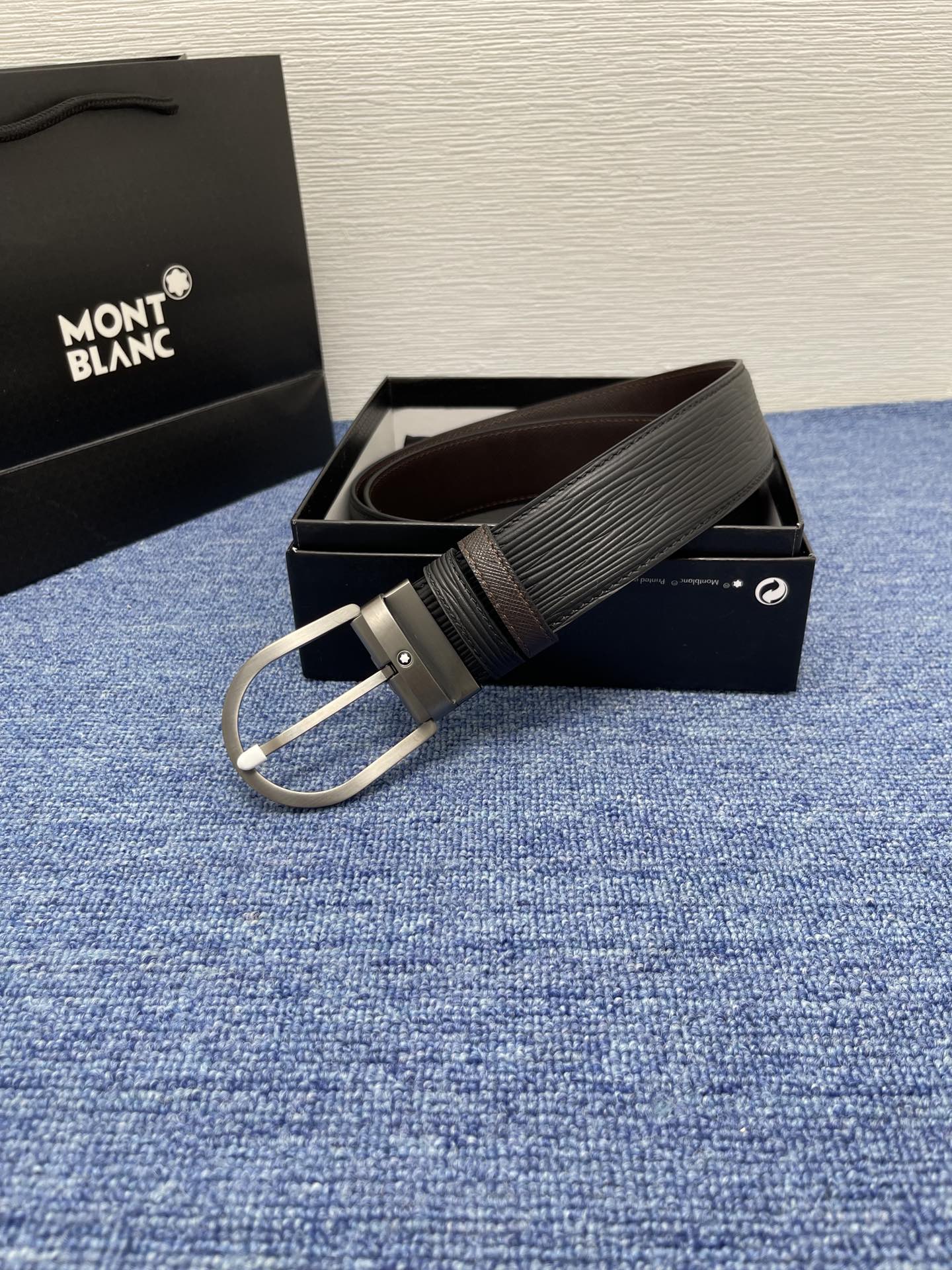 Montblanc Male Basic Belt Cow Leather M-l