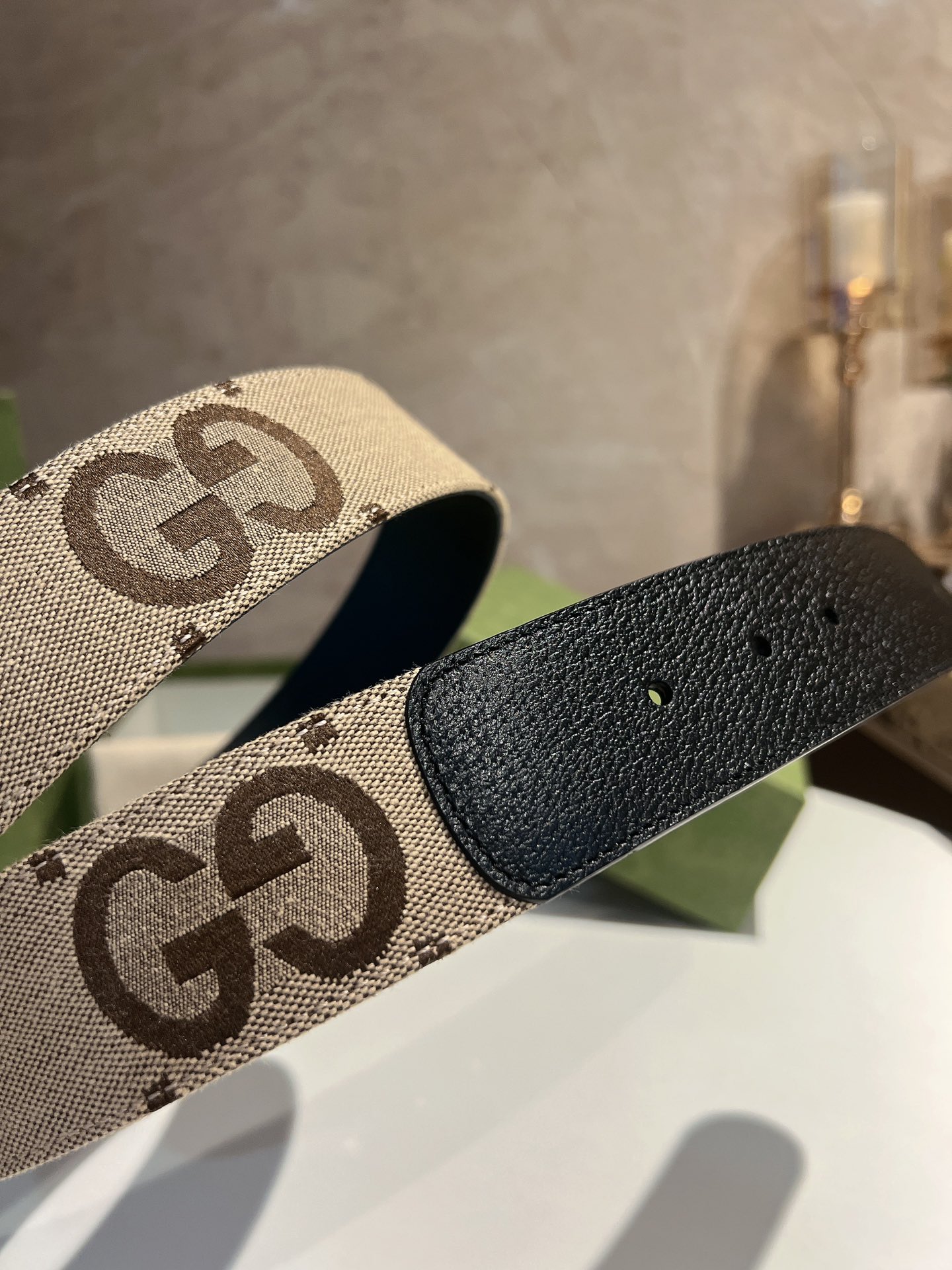 Basic Belt Gold Wide Width