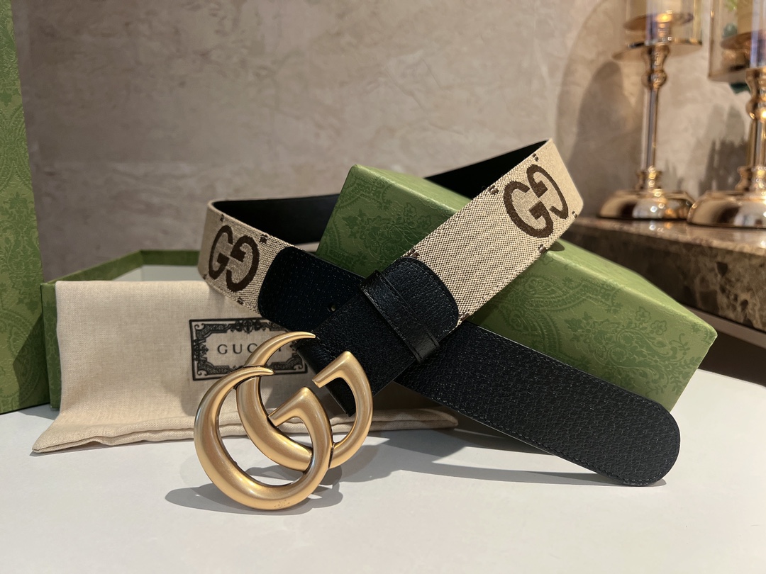 Basic Belt Gold Wide Width