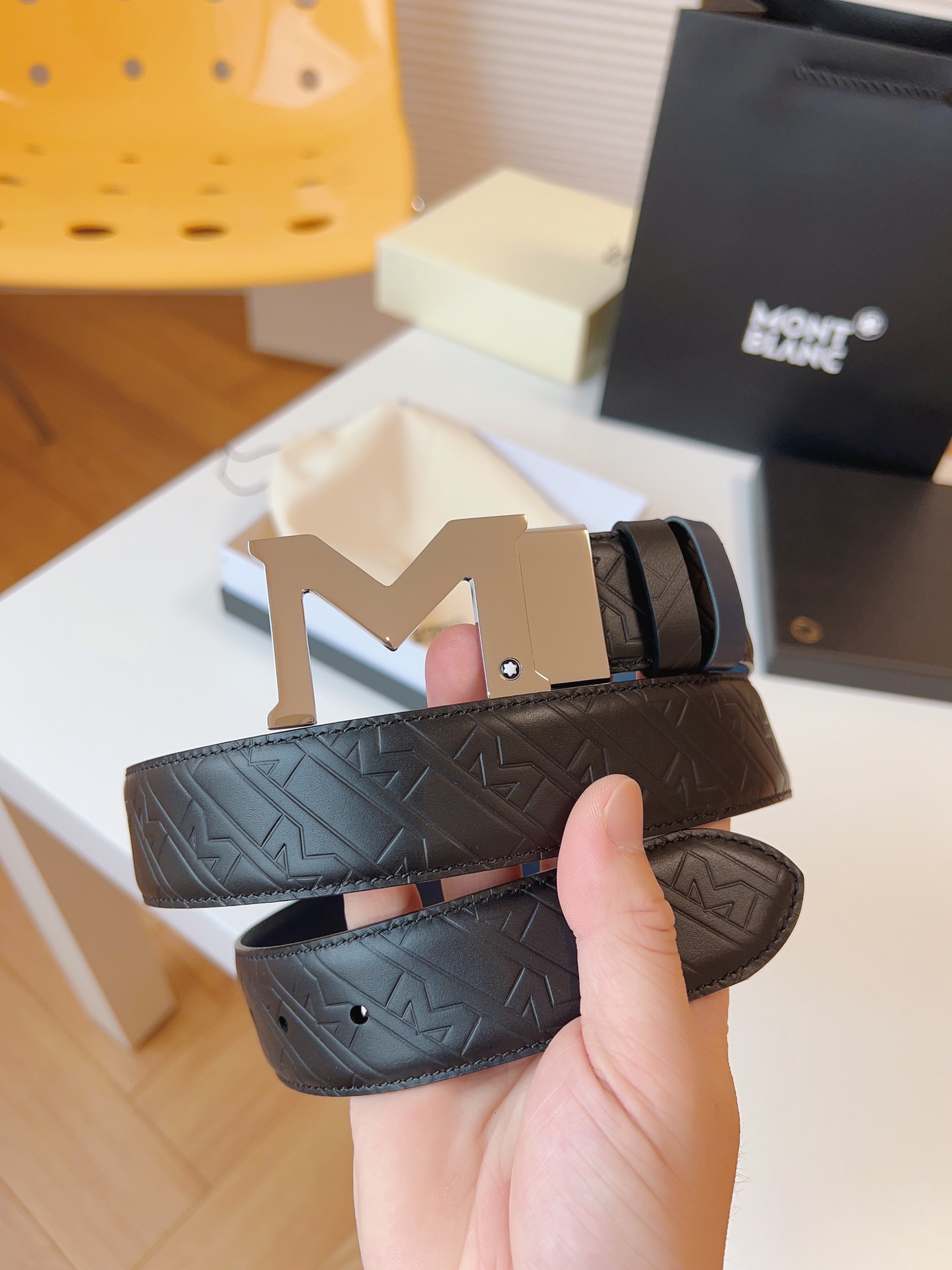 Montblanc Leather Belt 35mm