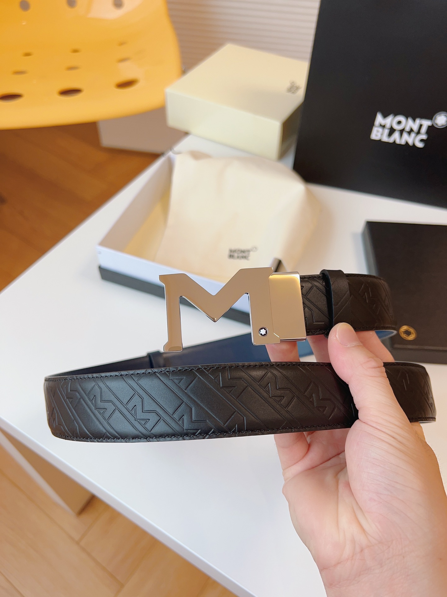 Montblanc Leather Belt 35mm