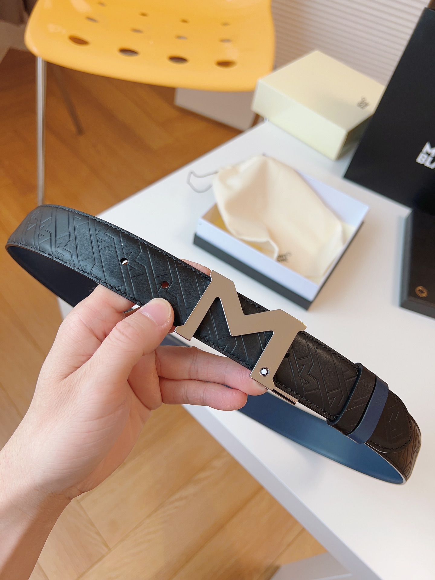 Montblanc Leather Belt 35mm