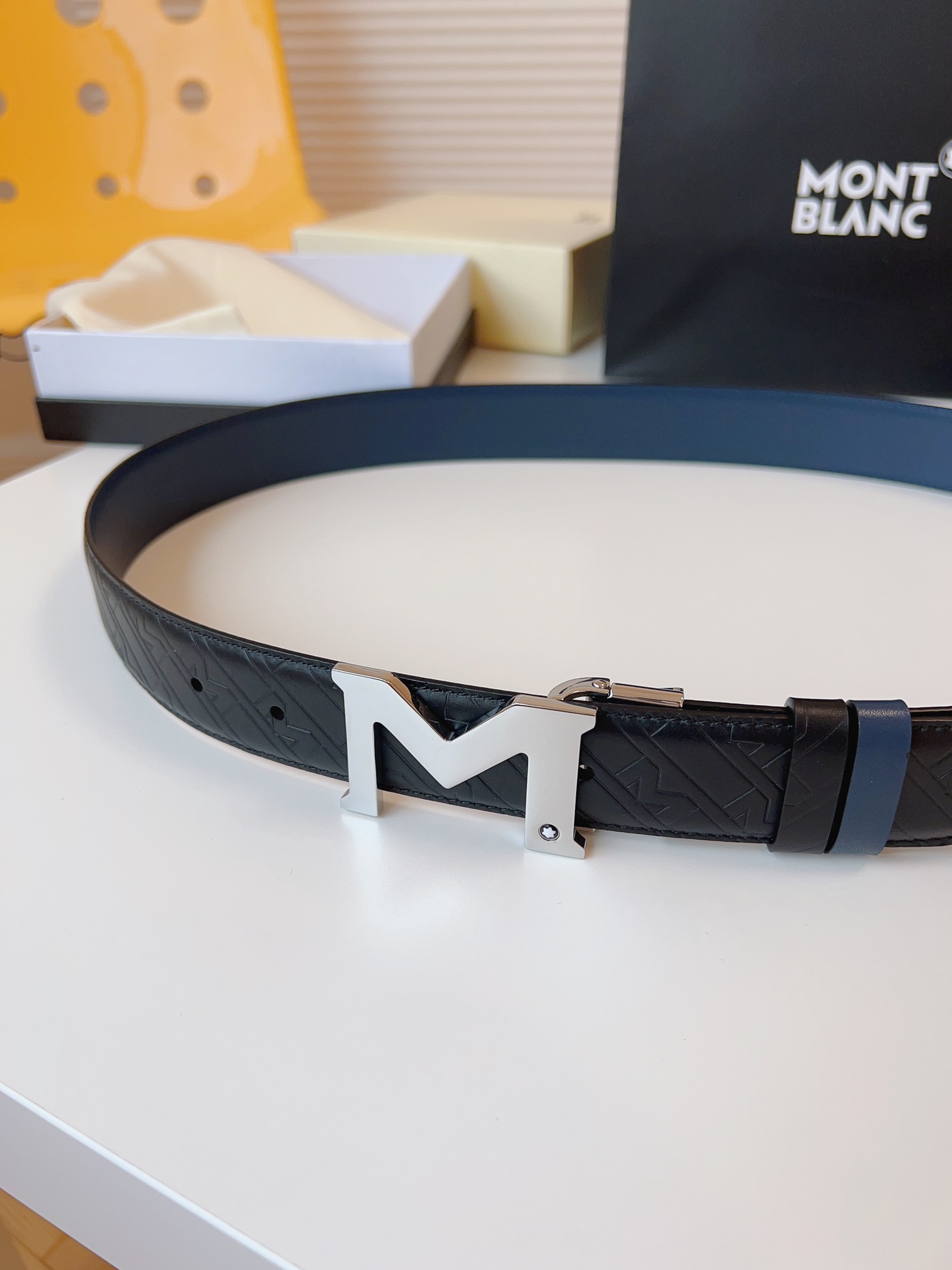 Montblanc Leather Belt 35mm