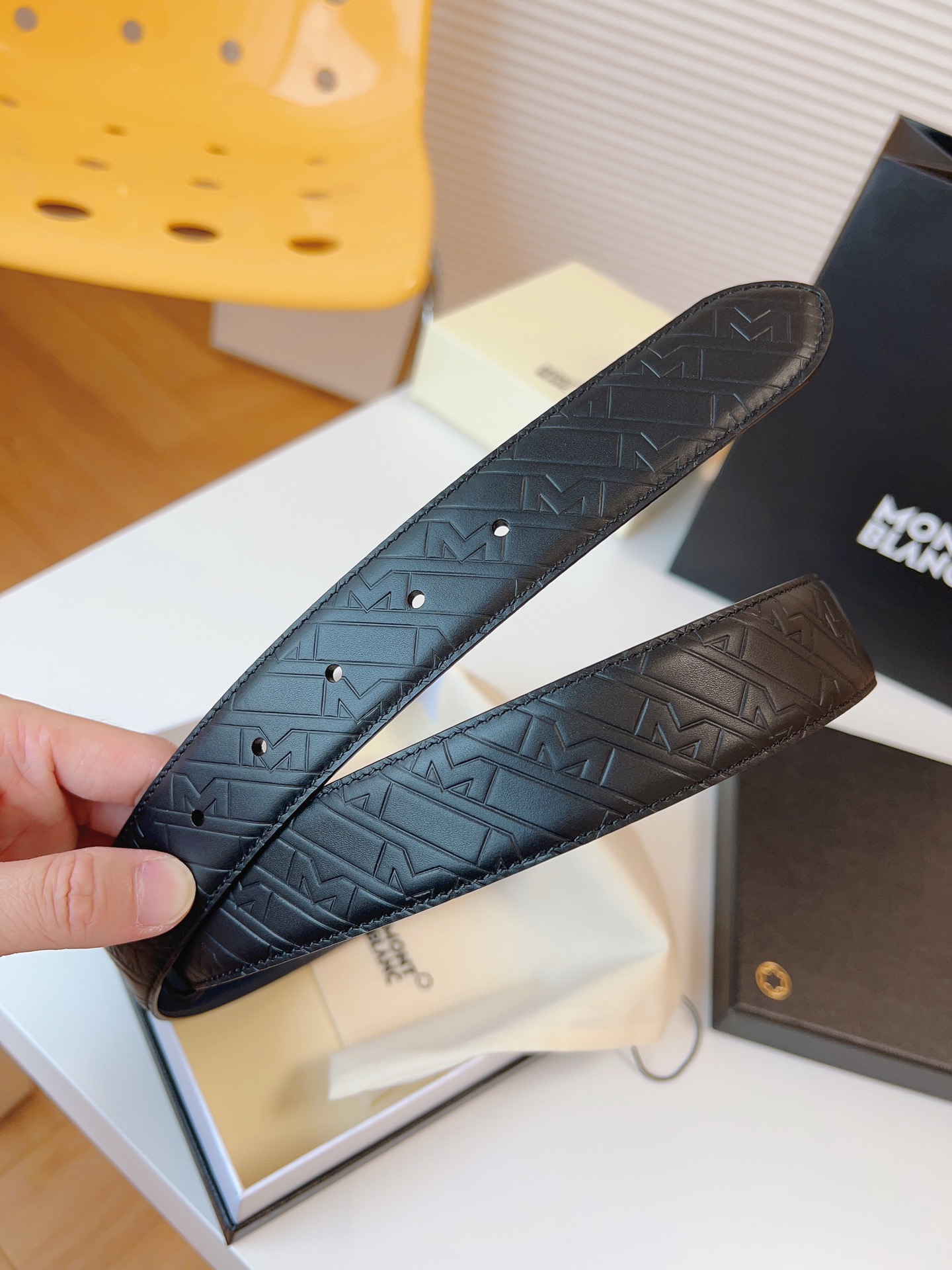 Montblanc Leather Belt 35mm