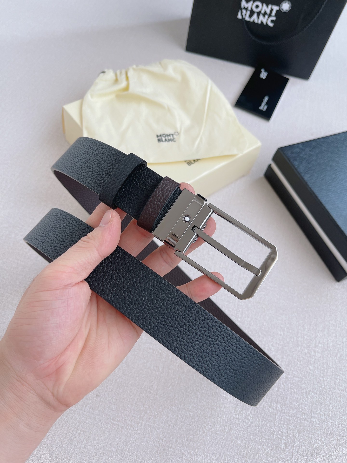 Montblanc Leather Belt 35mm