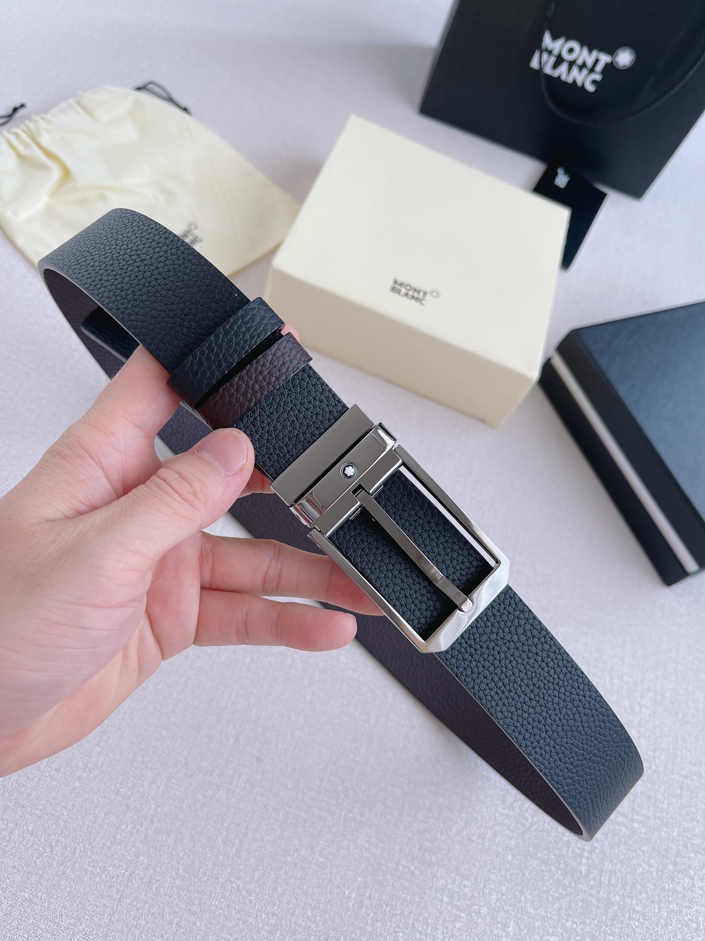 Montblanc Leather Belt 35mm