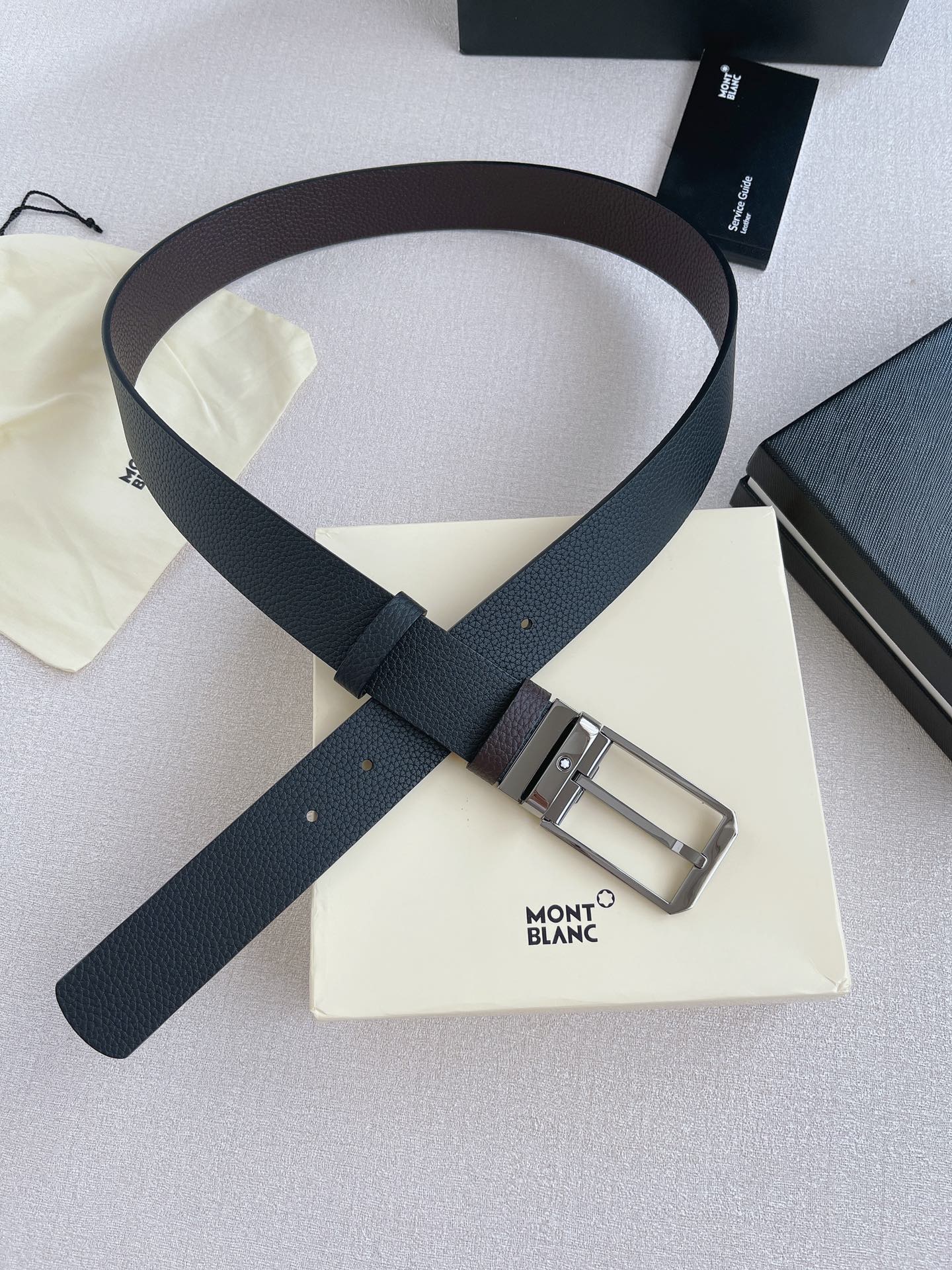 Montblanc Leather Belt 35mm