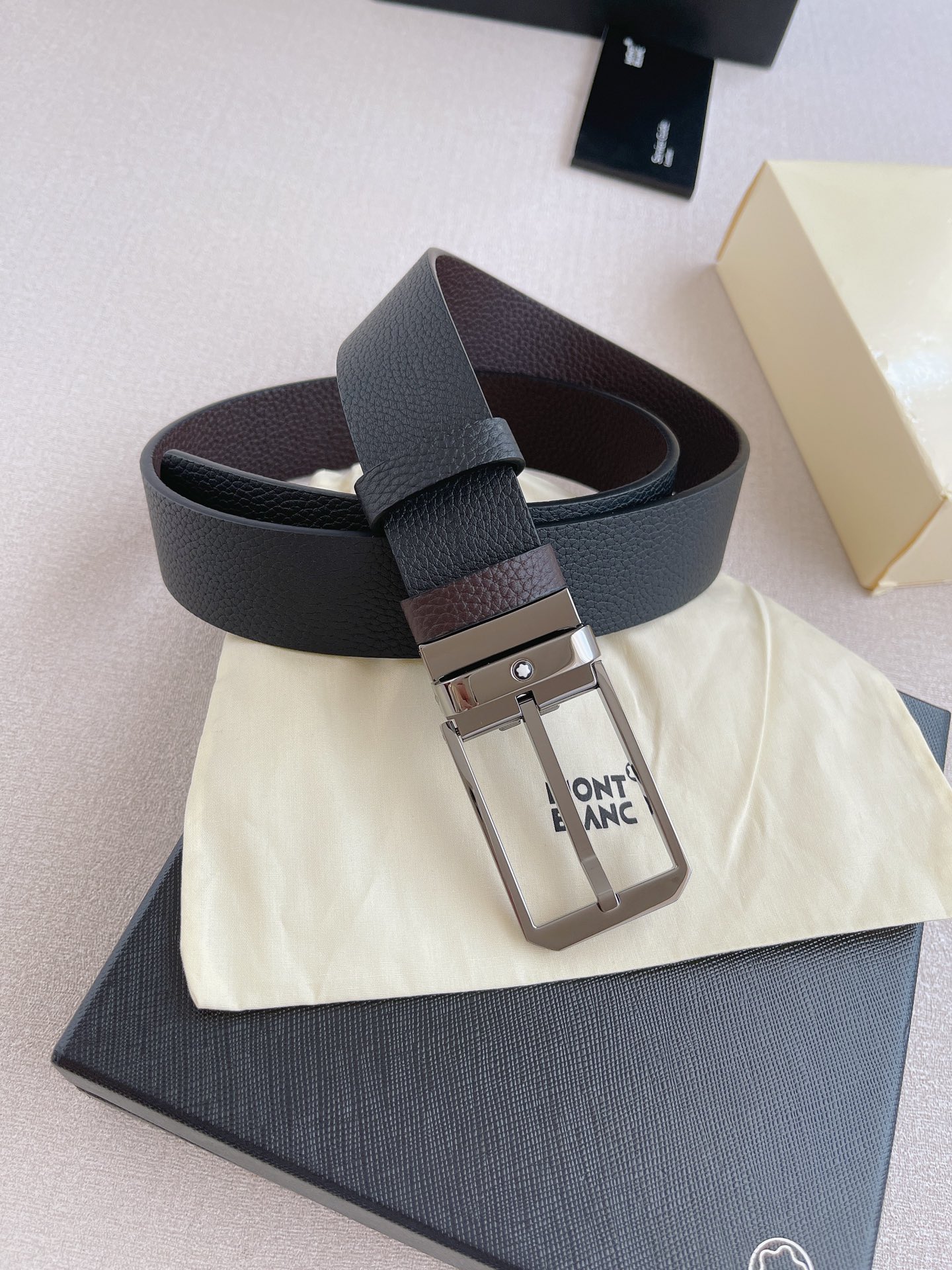 Montblanc Leather Belt 35mm