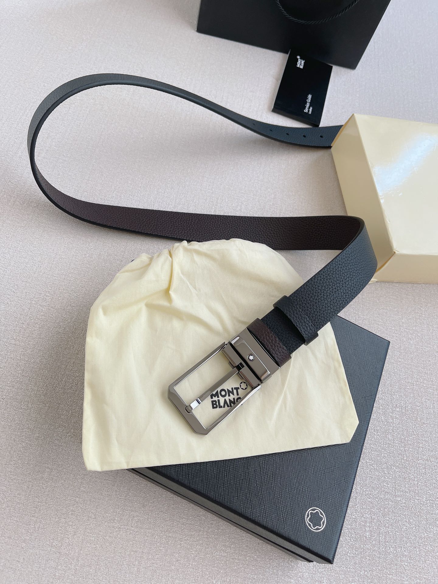 Montblanc Leather Belt 35mm