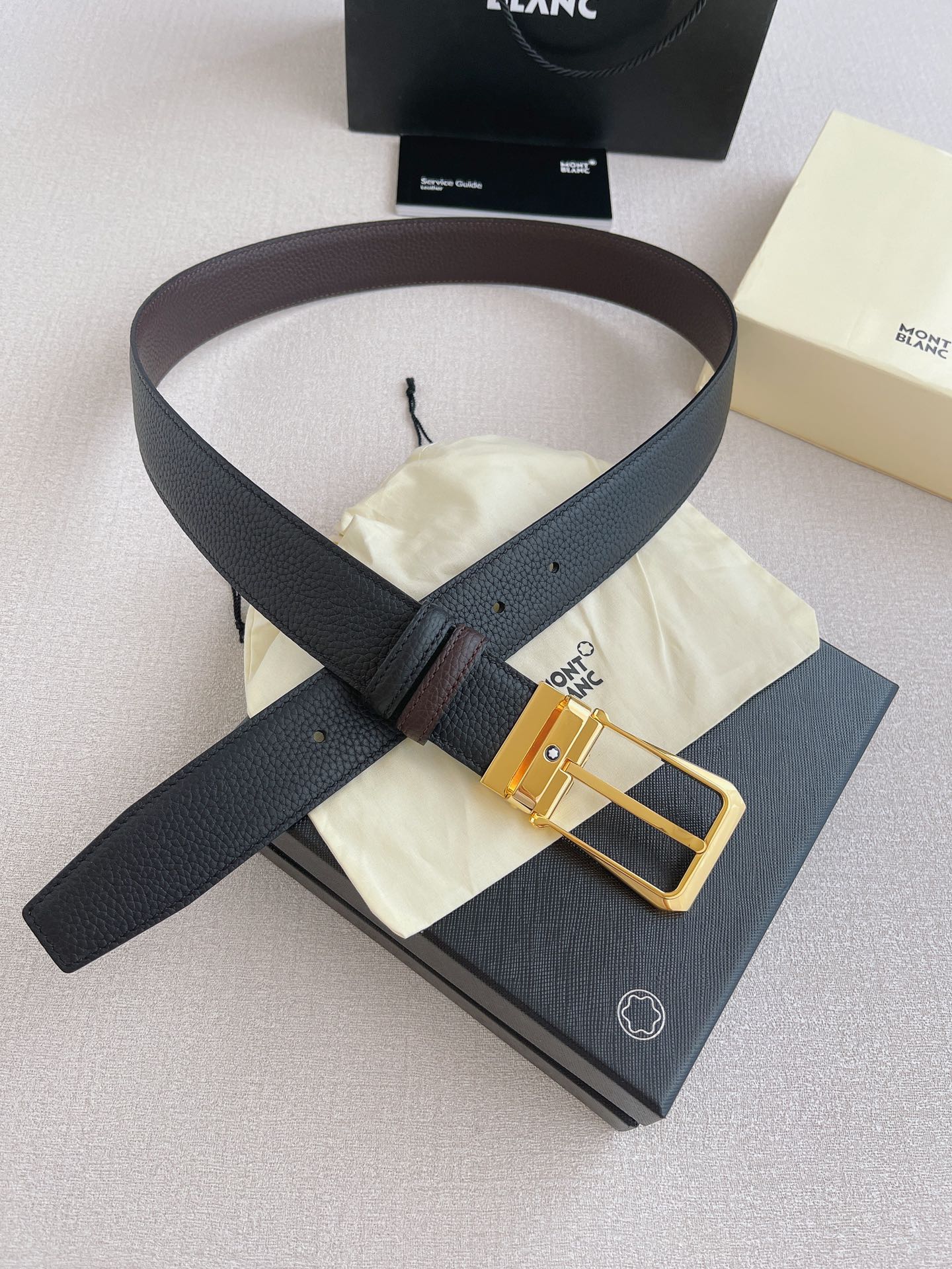 Montblanc Leather Belt 35mm