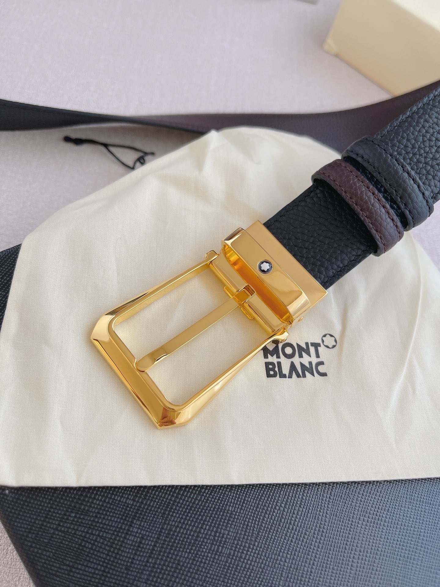 Montblanc Leather Belt 35mm