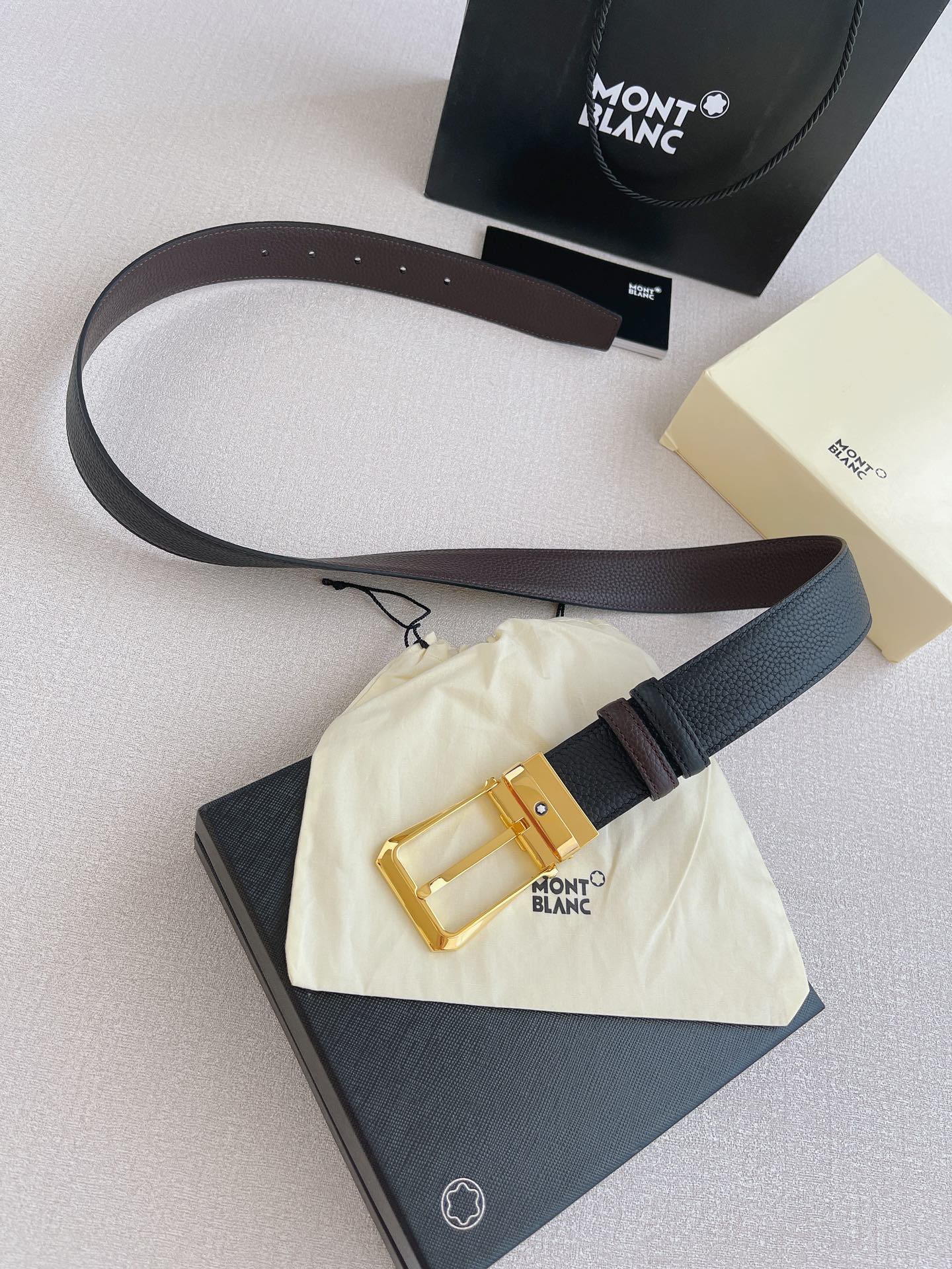 Montblanc Leather Belt 35mm