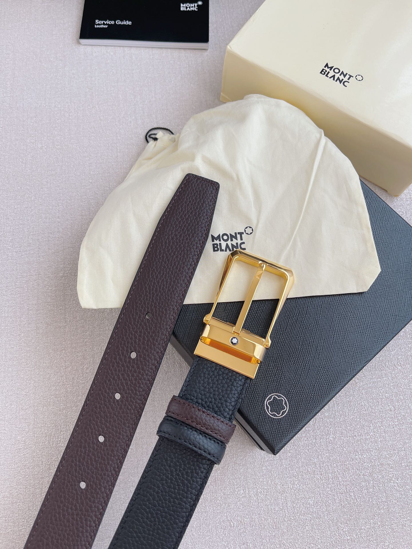 Montblanc Leather Belt 35mm