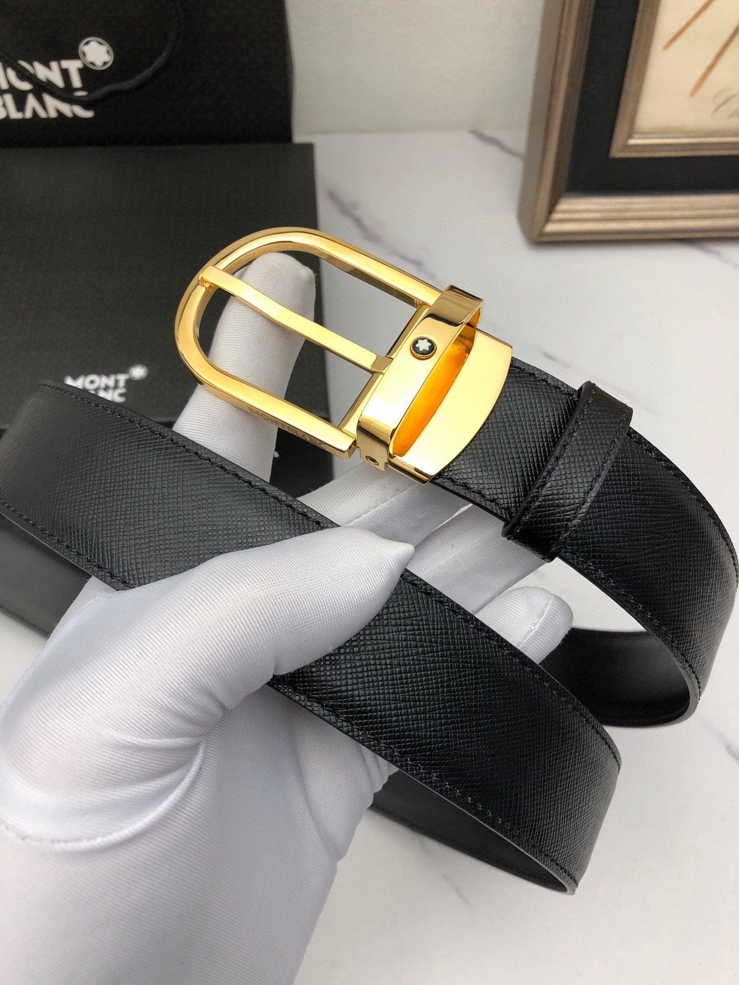 Montblanc Basic Belt Top Grain Leather