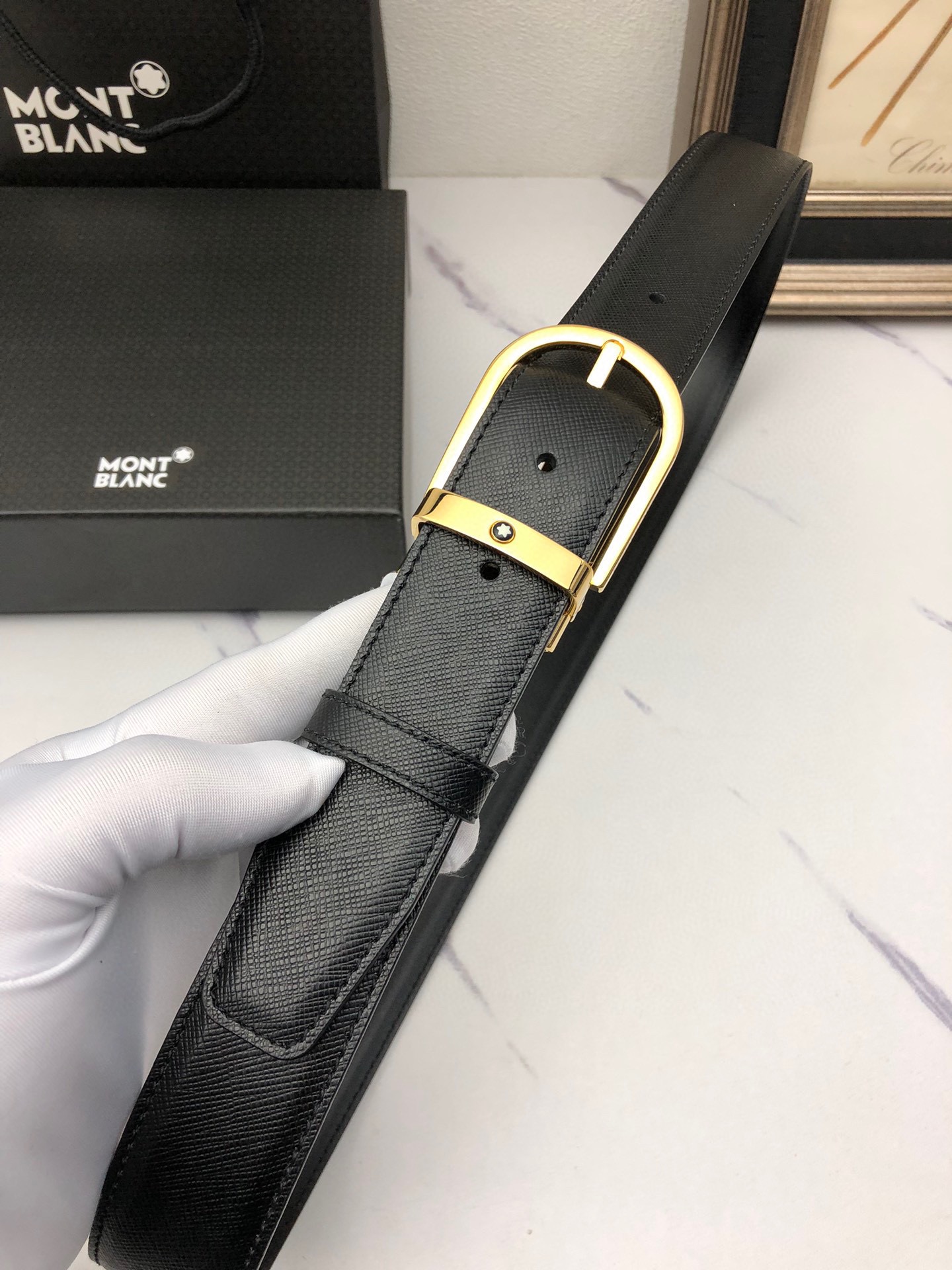 Montblanc Basic Belt Top Grain Leather