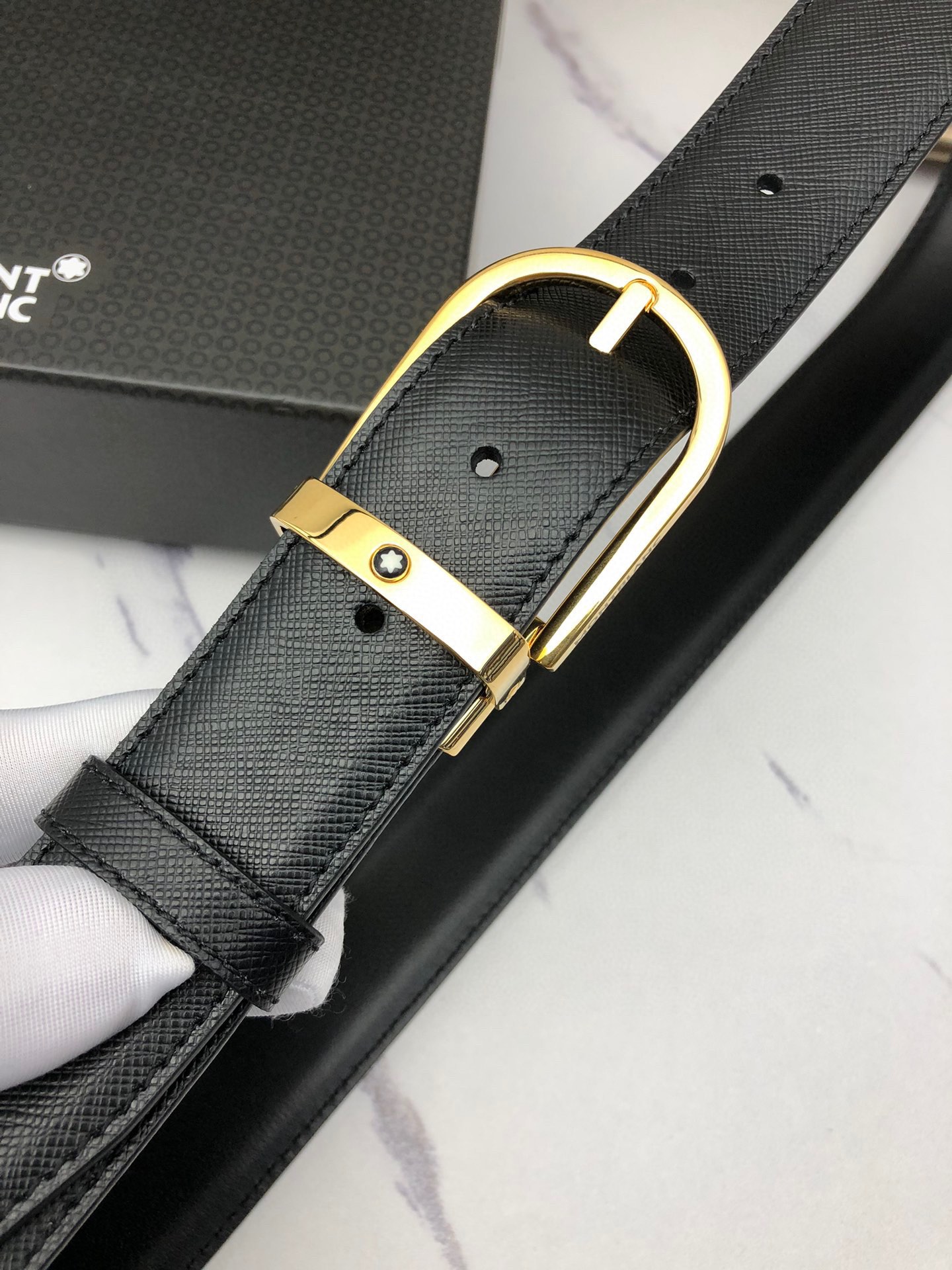 Montblanc Basic Belt Top Grain Leather