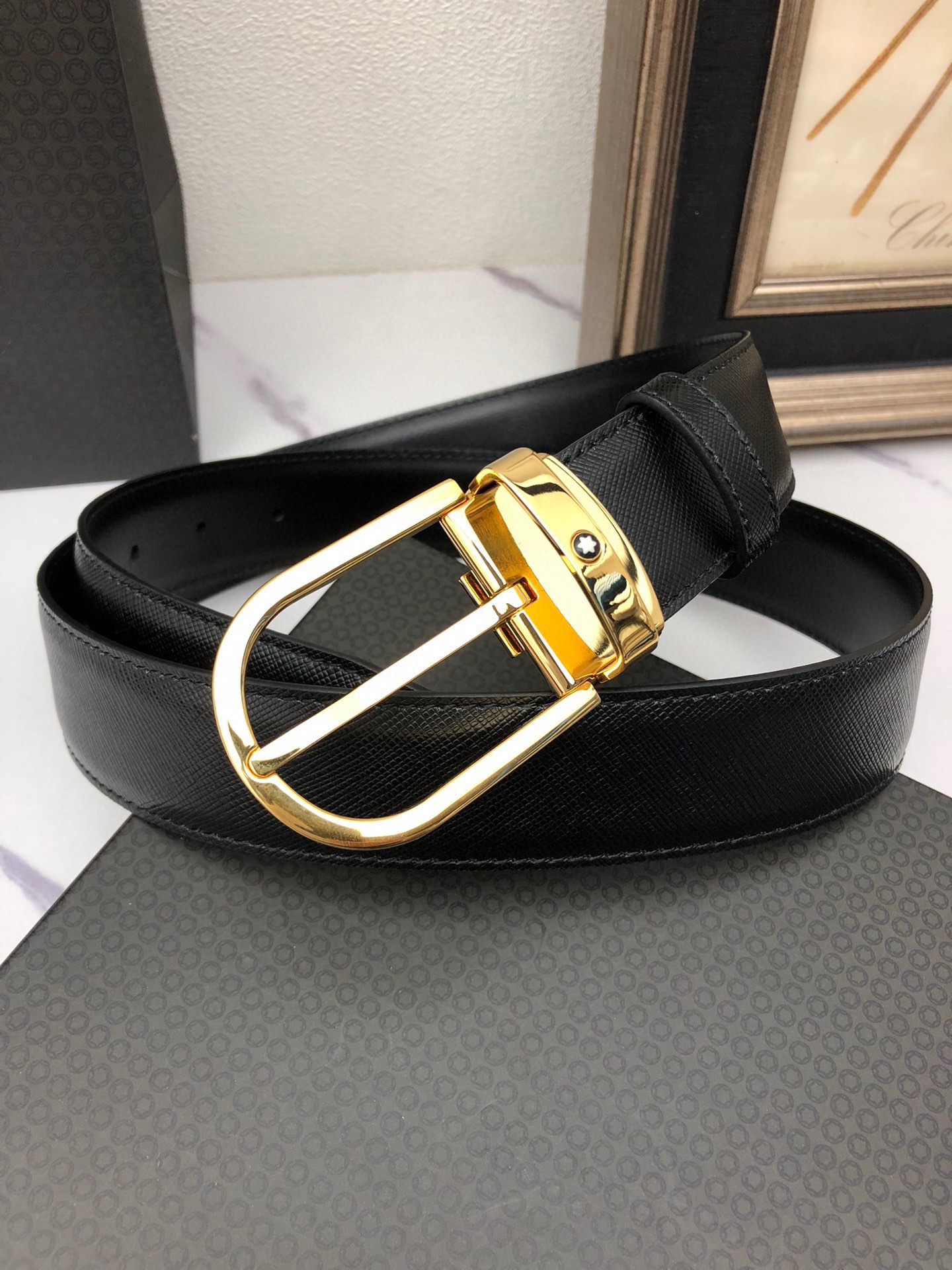 Montblanc Basic Belt Top Grain Leather