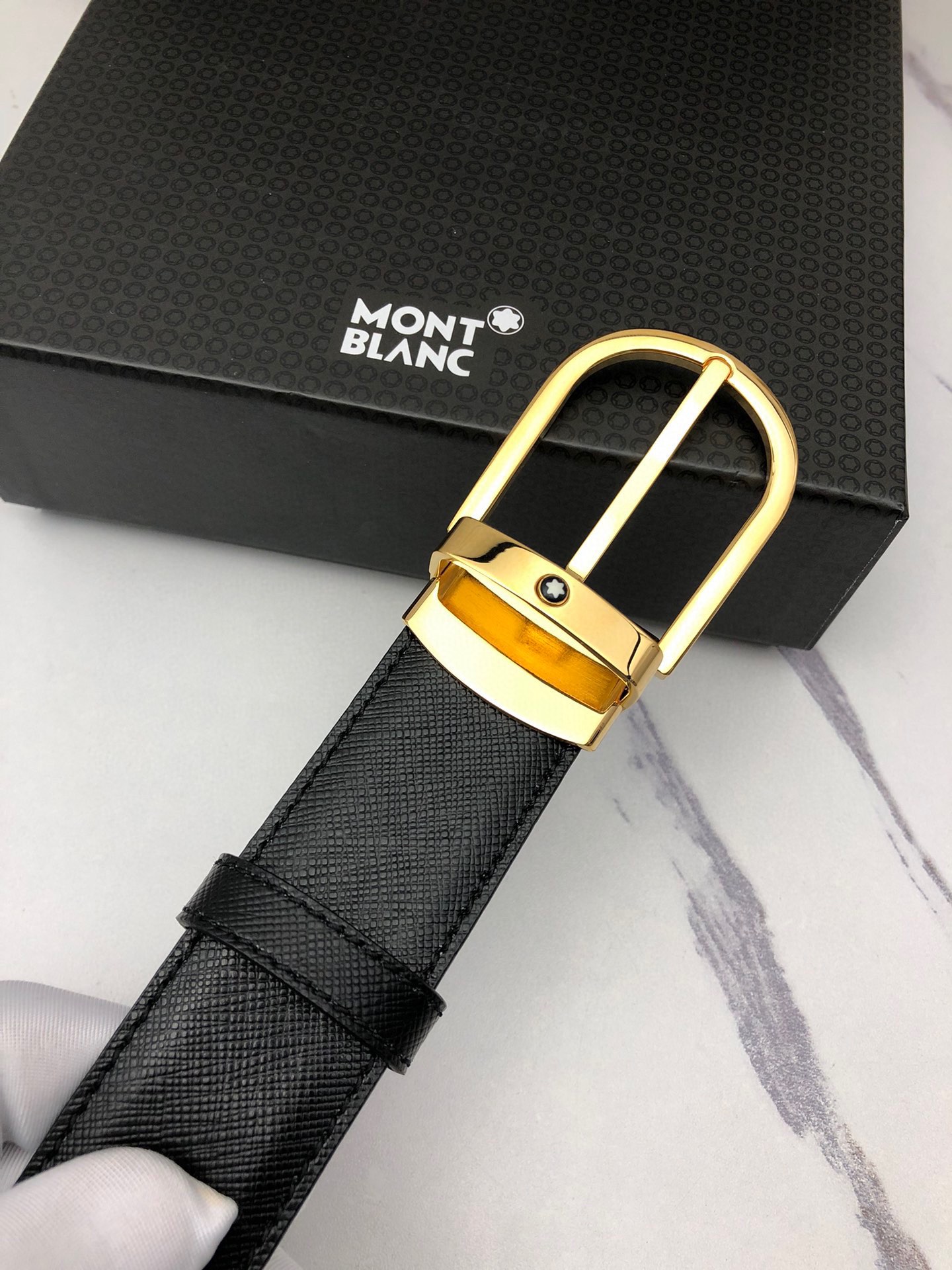 Montblanc Basic Belt Top Grain Leather